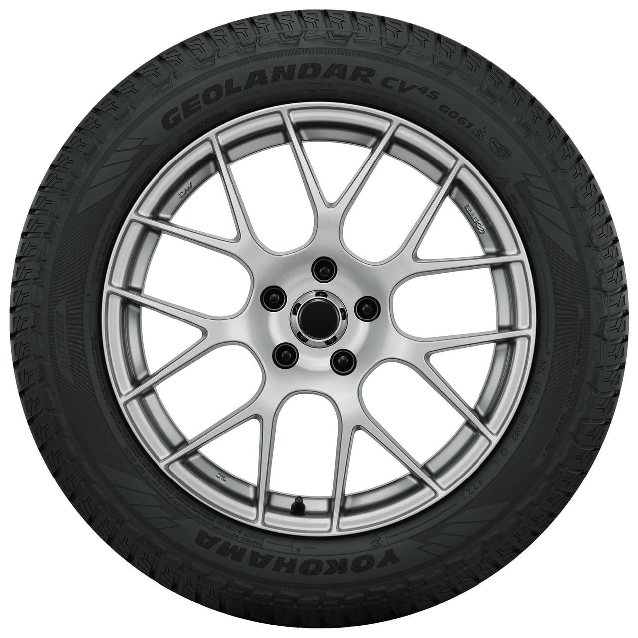 Yokohama Geolandar CV 4S All Weather 215/55R17 98V XL SUV/Crossover Tire - Image 5