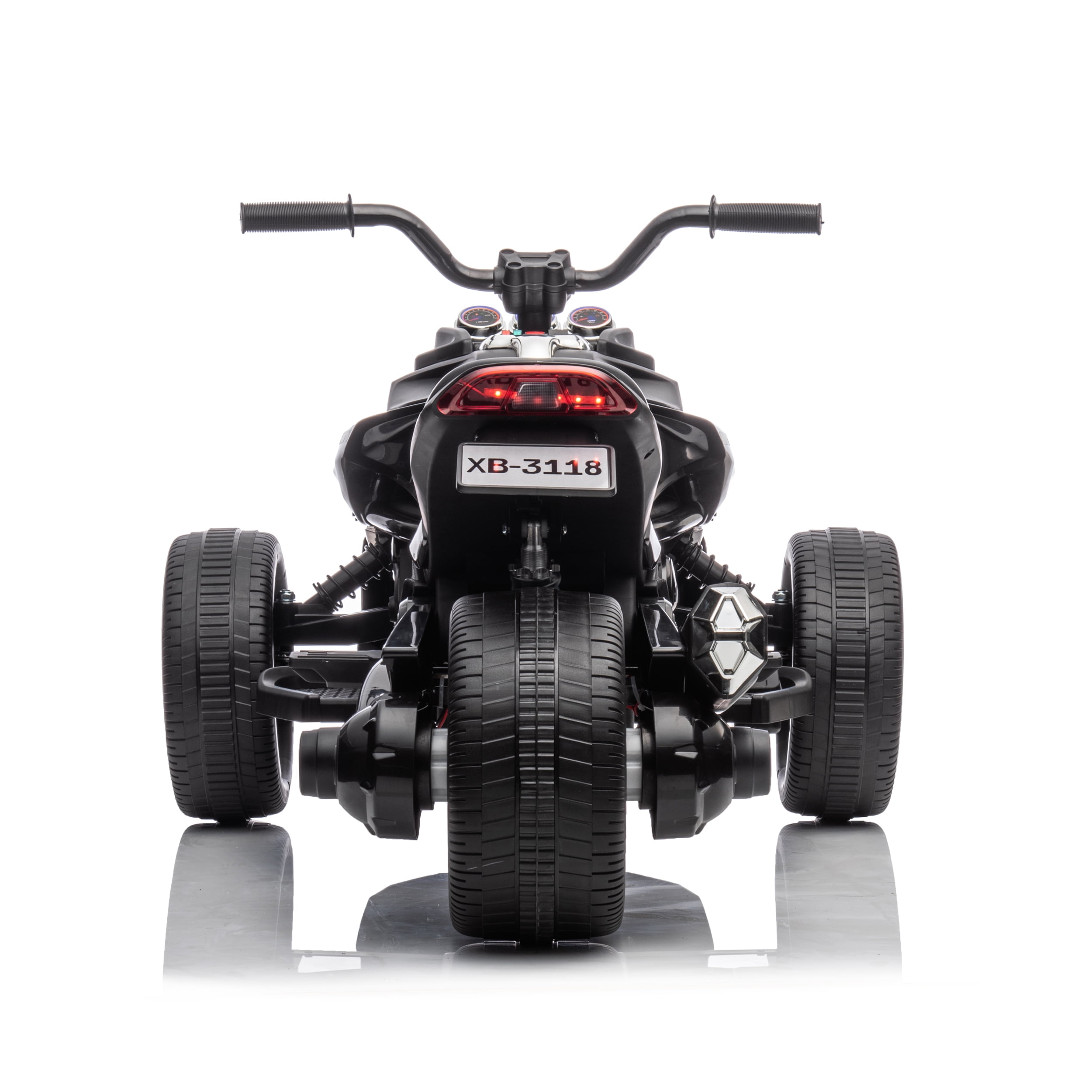 Blazin' Wheels 12V Battery Operated Black Inverted Trike Rideon - 3 years and up - Image 6