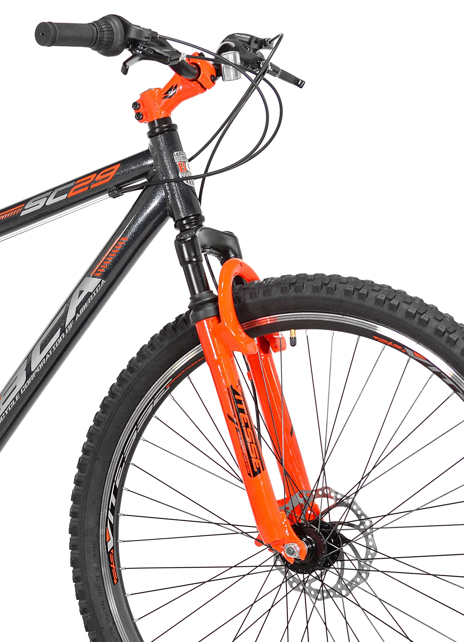 29" BCA SC29 Adult Mountain Bike, Adult, Ages 13+, Gray/Orange - Image 7