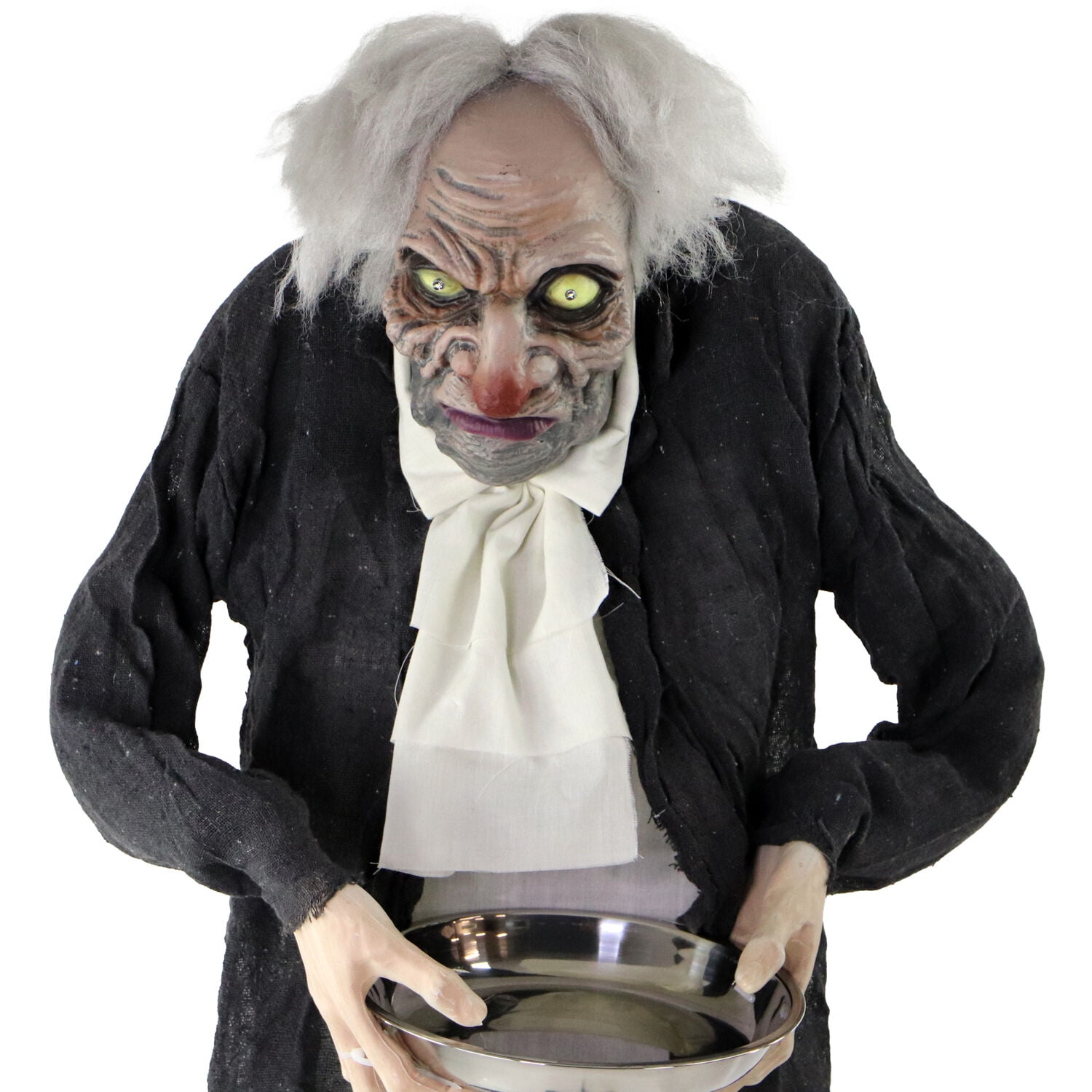 Haunted Hill Farm 60 in 4.5 lbs Zombie Butler Animatronic, Halloween decoration, HHMAN-1FLSA - Image 6