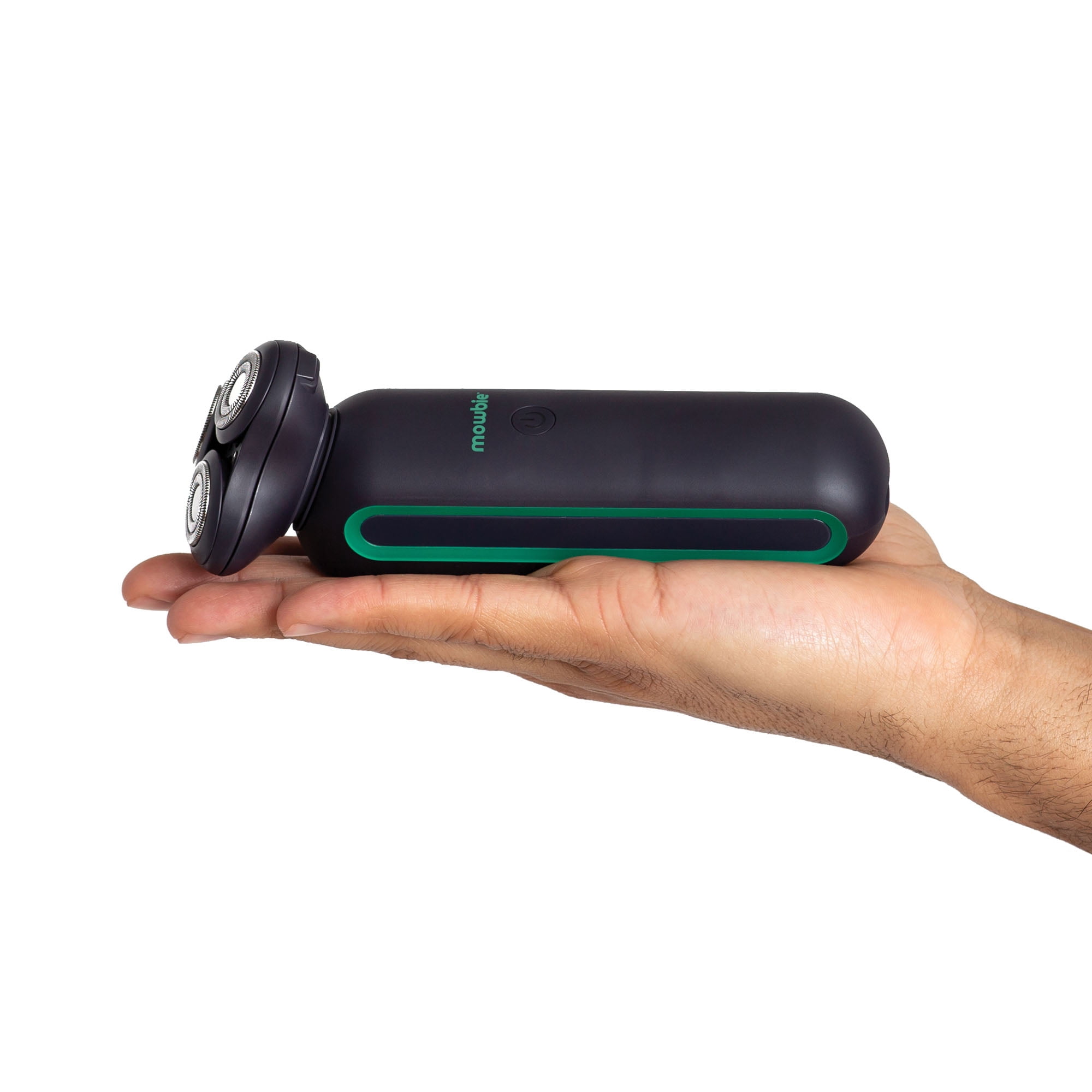 mowbie Light Stimulation Rotary Shaver, Male Electric Shaver, Waterproof, Green LED - Image 10