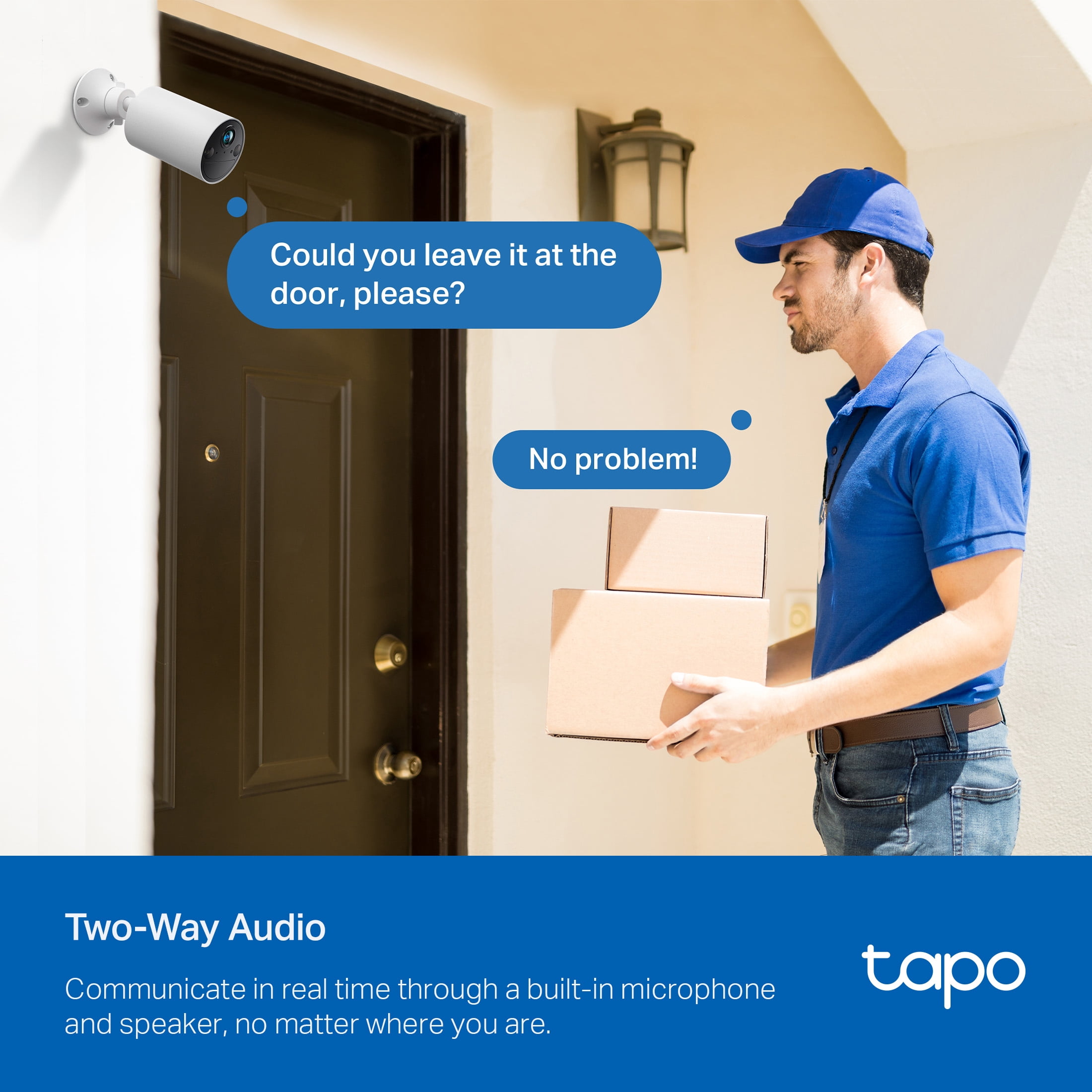 TP-Link Tapo Wireless Indoor/Outdoor 2K Security Camera, Waterproof, Rechargeable, Battery-Powered, Install Anywhere, Local or Cloud Storage - Subscription not Required, Two-Way Audio - TC82(2-pack) - Image 7