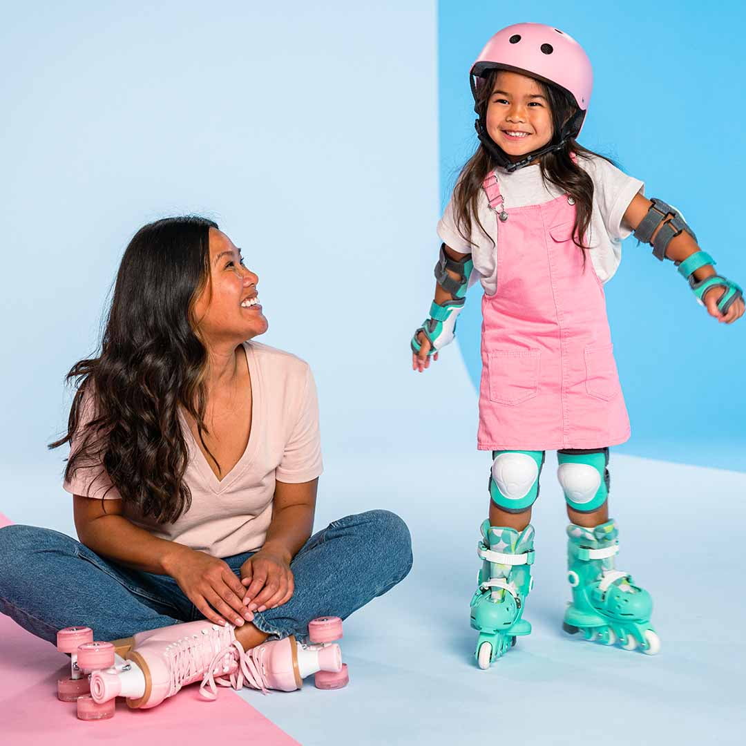 Yvolution Twista Kids Skates, Adjustable Modes, Kids Size 7J-11J, One Pair, Unisex, Green - Image 9