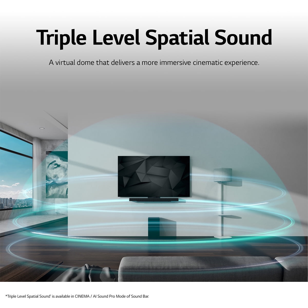 LG SC9S Sound Bar & Subwoofer for OLED evo C Series TVs - Image 7