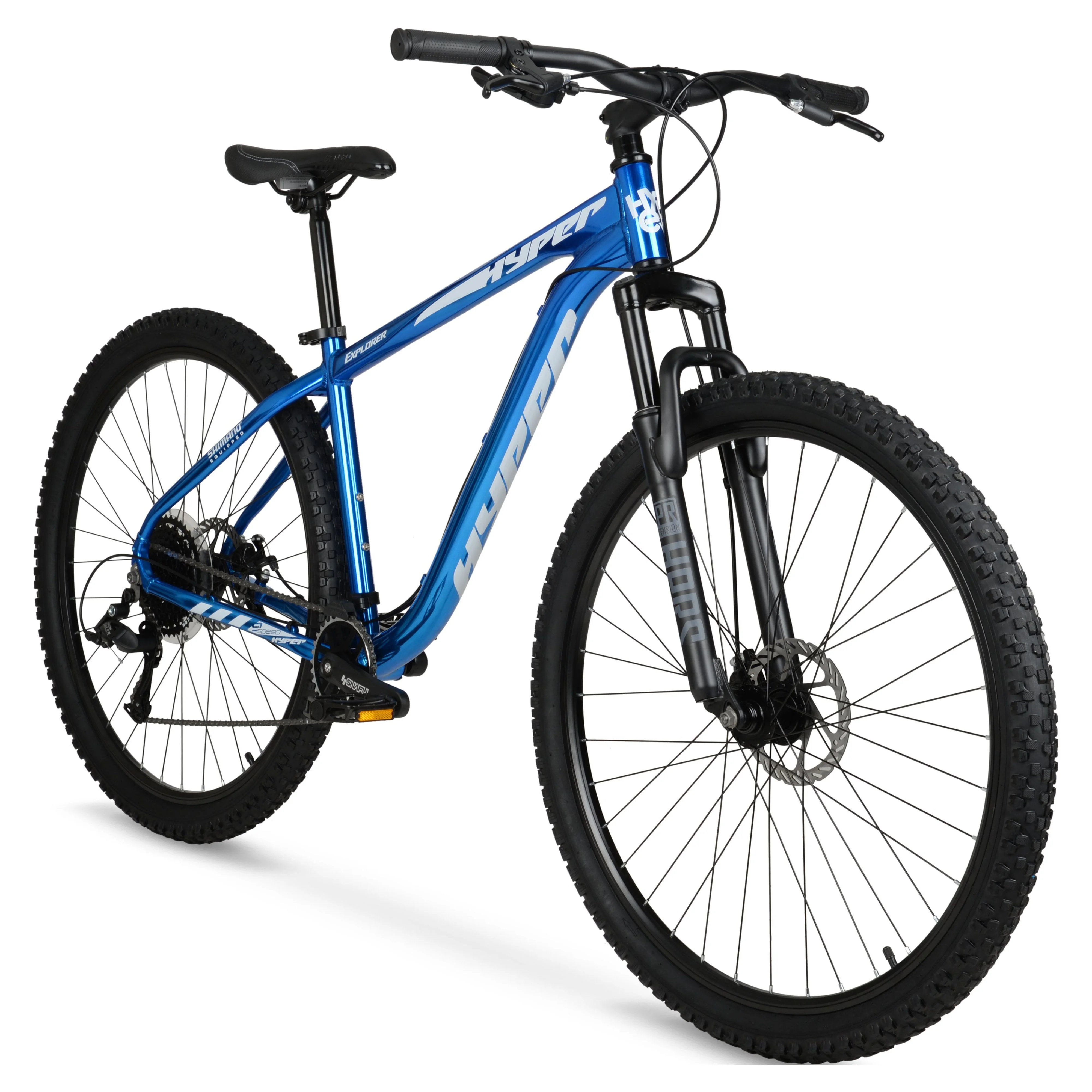 29" Hyper Bicycle Explorer Mountain Bike, 29" Wheels, Adults 14+ Years, Hard Tail, Blue - Image 8