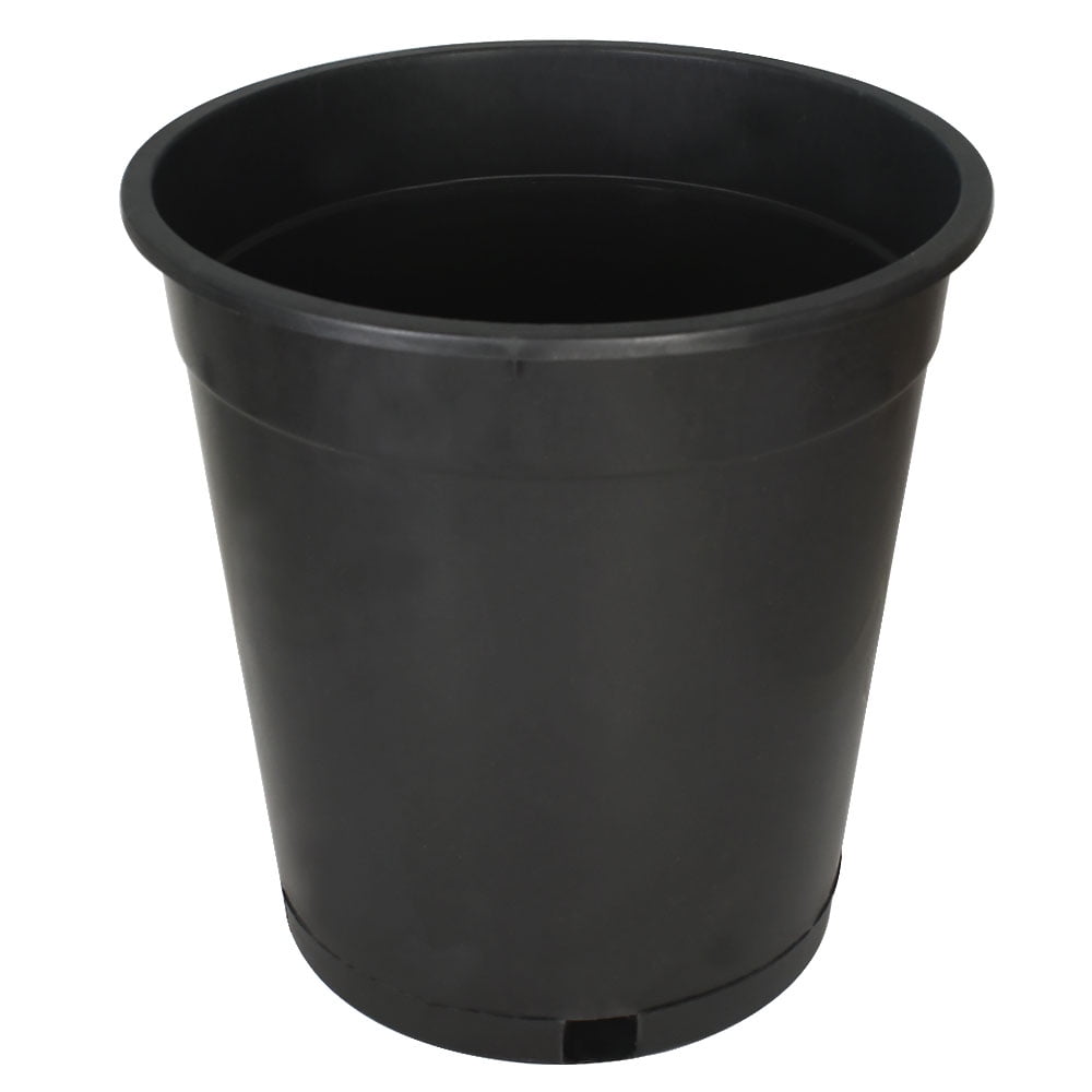 Waltyotur Black Plastic Heavy Duty Premium Nursery Plant Pot