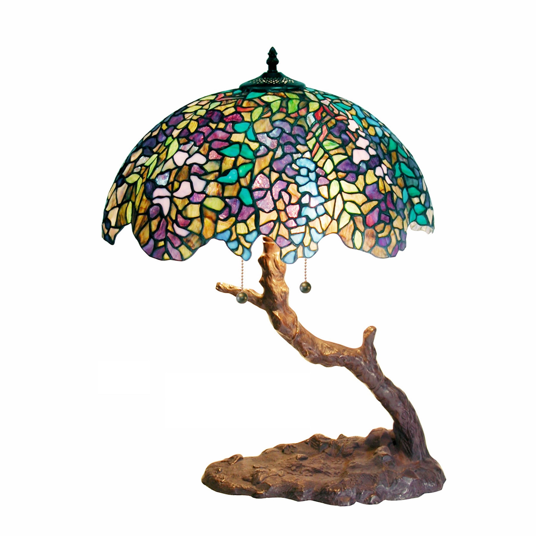 Warehouse of Tiffany Tiffany-style Tree Lamp