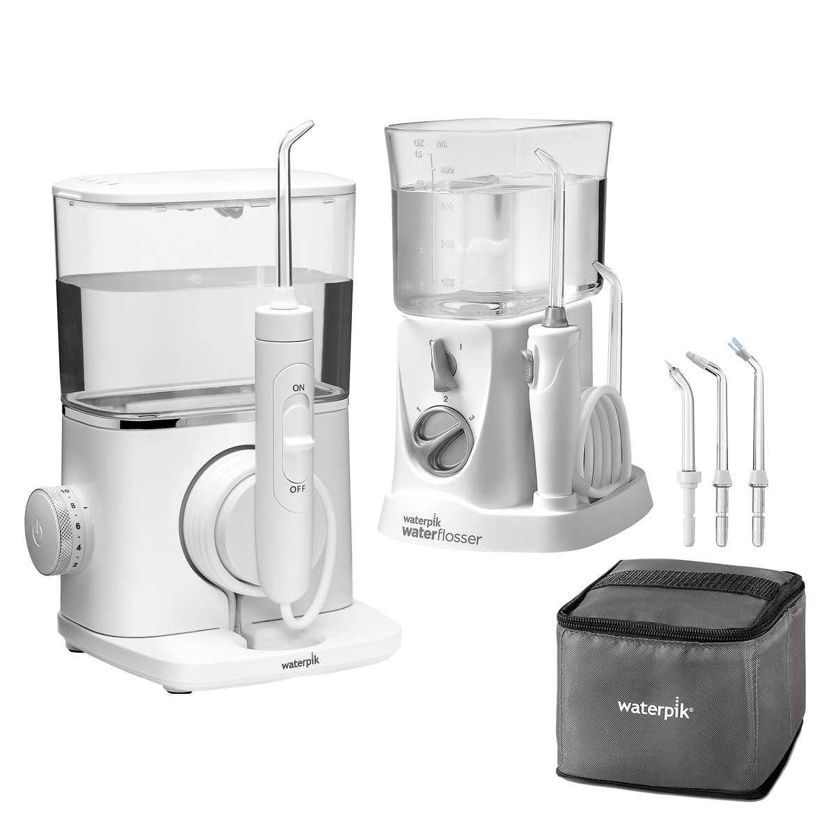 Waterpik Evolution and Nano Water Flosser Combo Pack