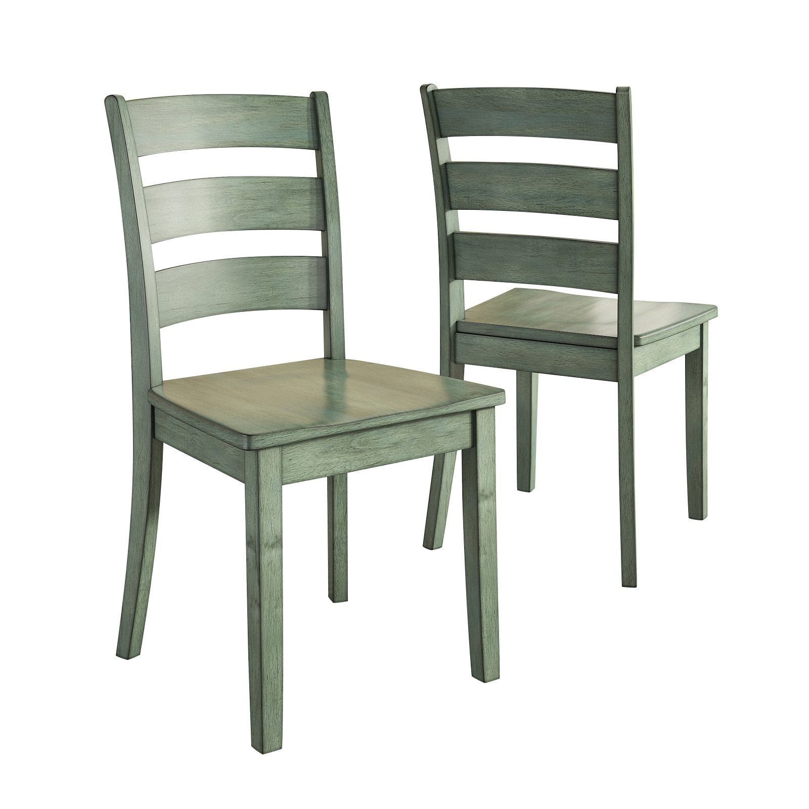 Weston Home Lexington 5-Piece Breakfast Nook Dining Set, Round Table, Antique Sage