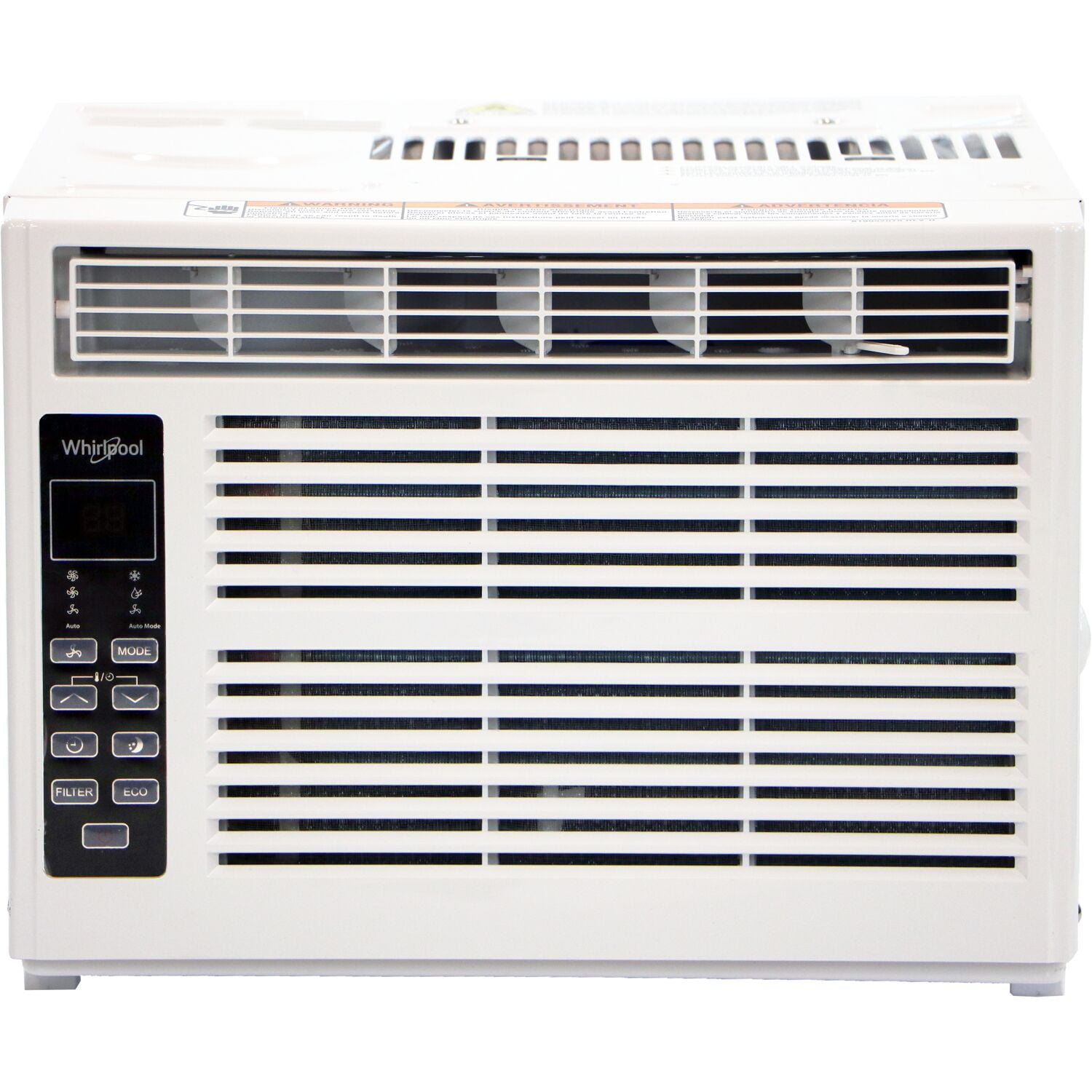 Whirlpool 6,000 BTU 115V Window-Mounted Air Conditioner with Remote Control, WHAW061CW