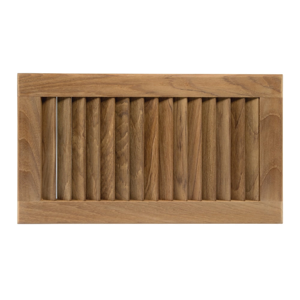 Whitecap 60710 Teak 16" x 9-1/8" x 3/4" Louvered Insert 3/4" Thick
