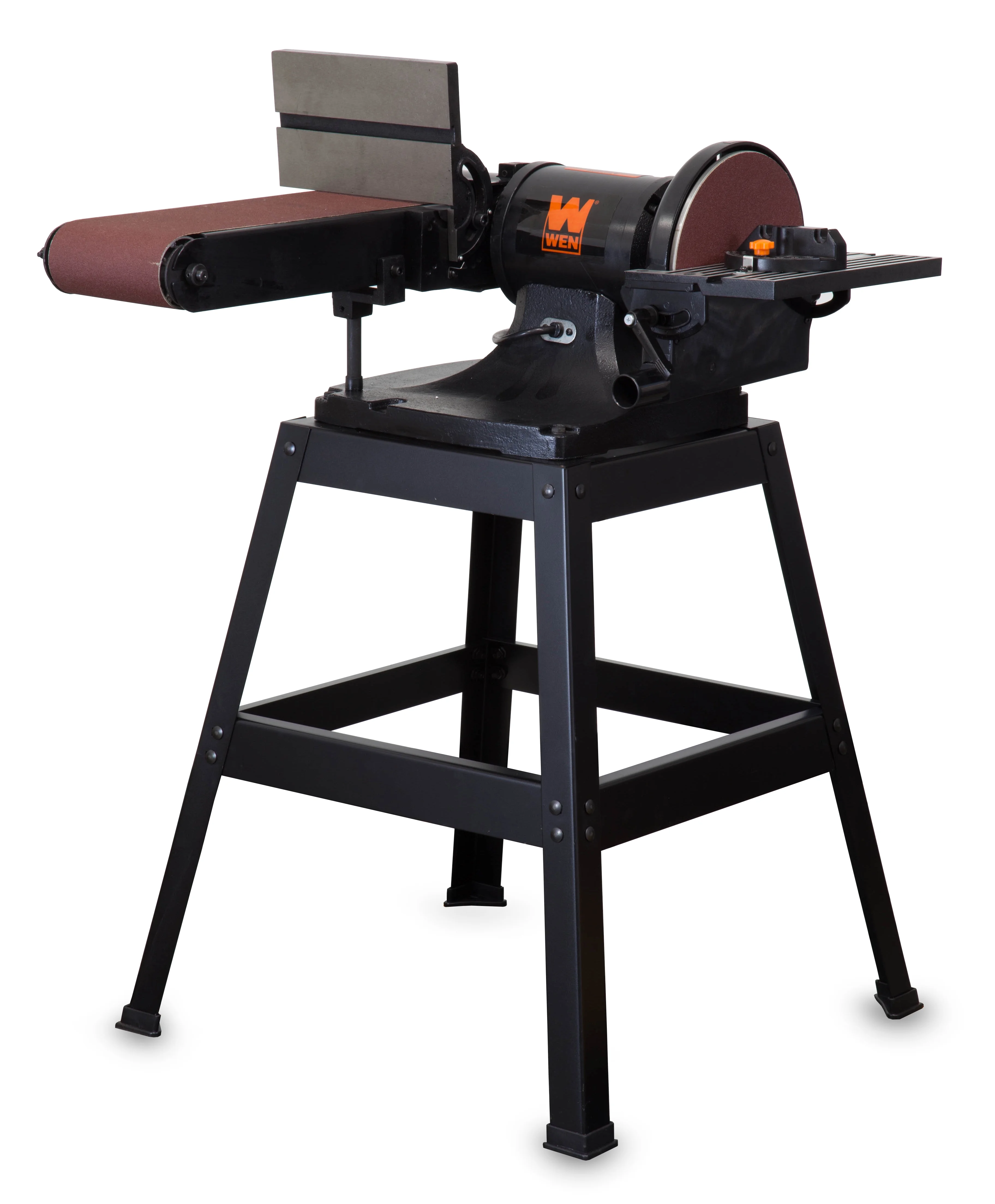 WEN Products 9-Amp 6 x 48-Inch Belt and 9-inch Disc Sander with Stand, 6508