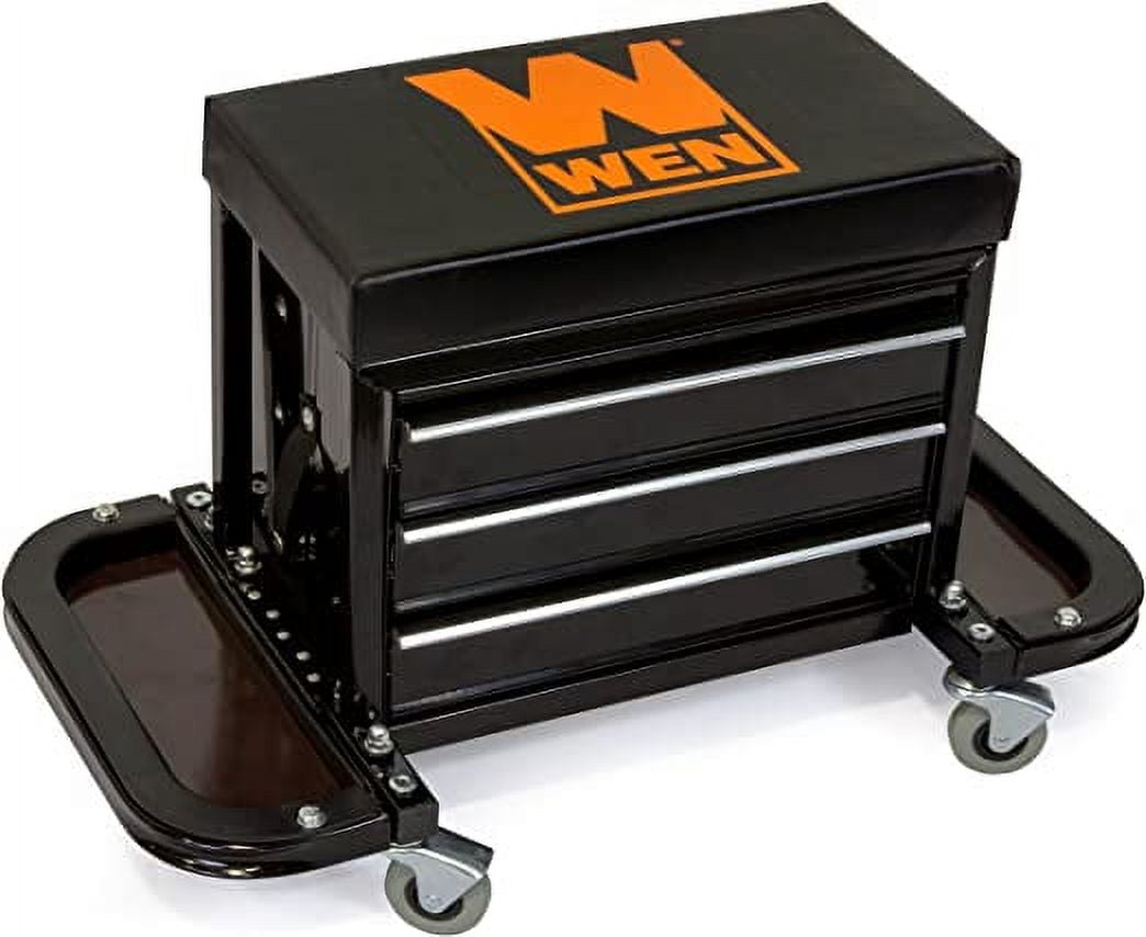WEN,27.2 lb, 16.50" Glider Rolling Tool Chest Black