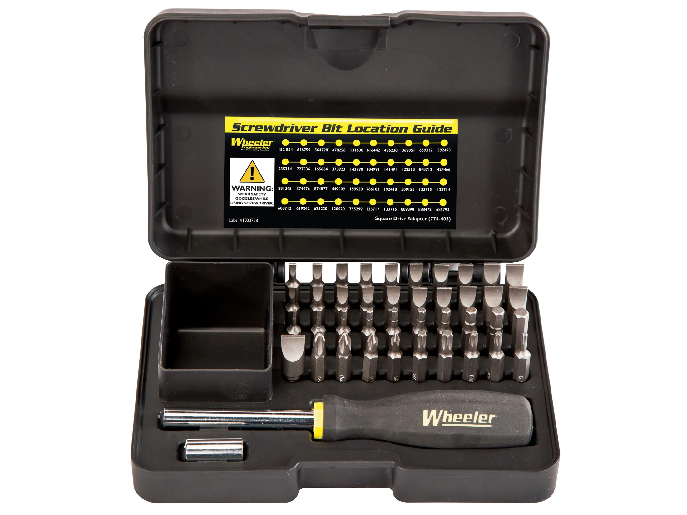 WHEELER PRO GUNSMITHING SCREWDRIVER SET 43PC