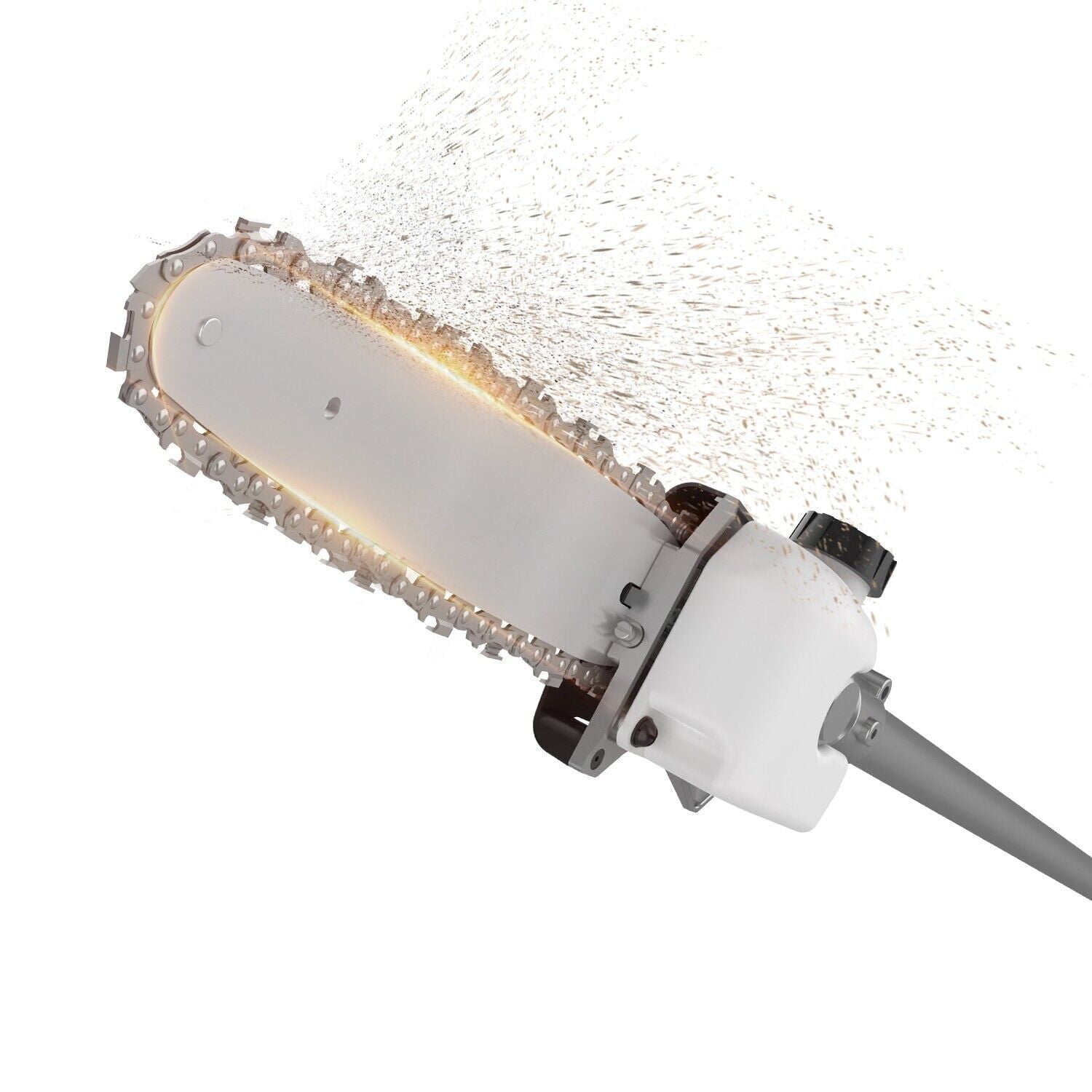 WILD BADGER POWER Pole Saw Attachment Universal Automatic Lubrication for Cutting Limbs and Brush, Automatic Lubrication