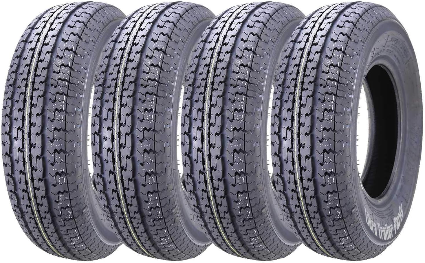 WINDA Premium Trailer Tire ST 225/75R15 Radial 10 Ply Load Range E Steel Belted, Set 4