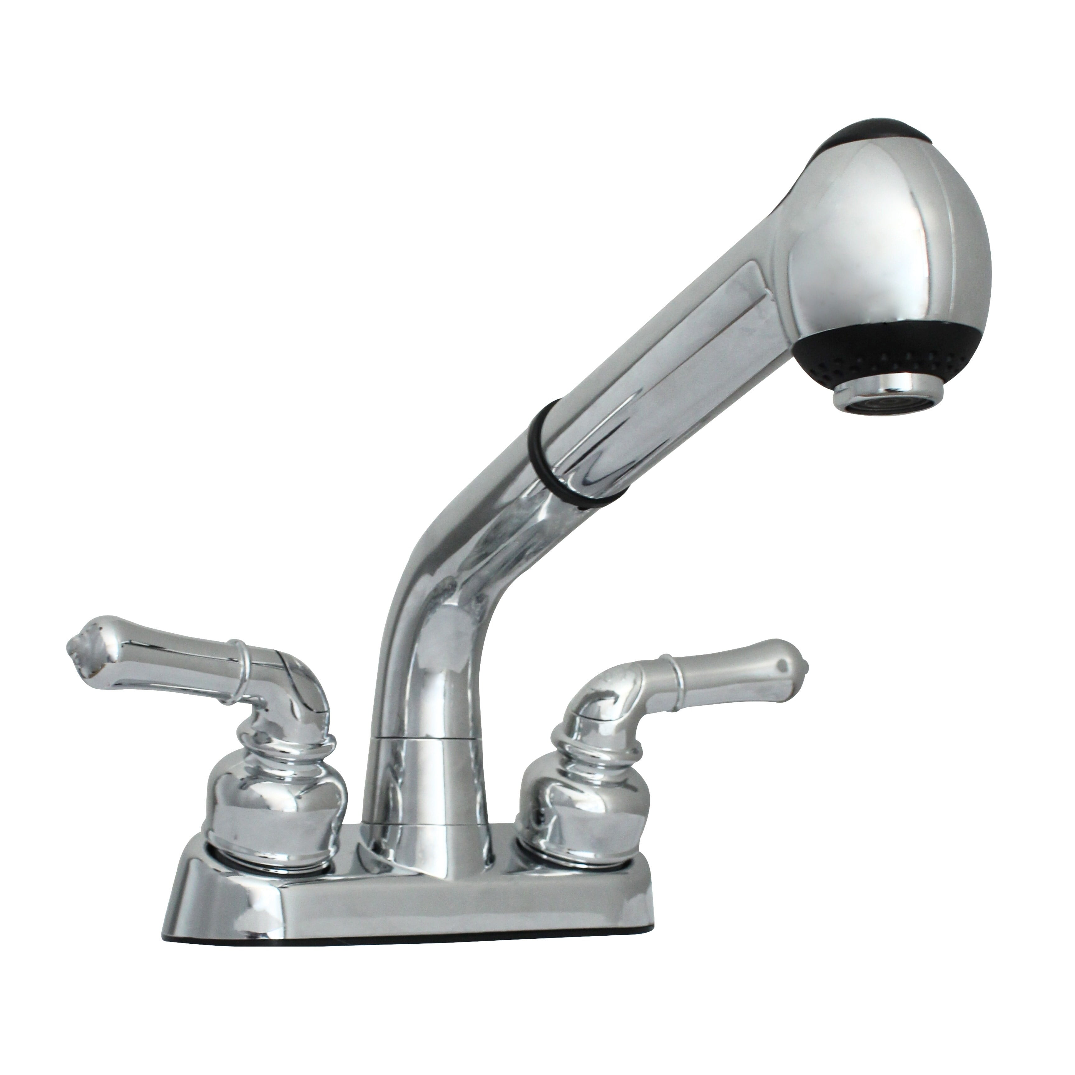 WMF-4226224PO-ATP-CP - Universal Laundry Tub Faucet | Pull Out Spray Spout, Non-metallic ABS Plastic, Chrome Finish