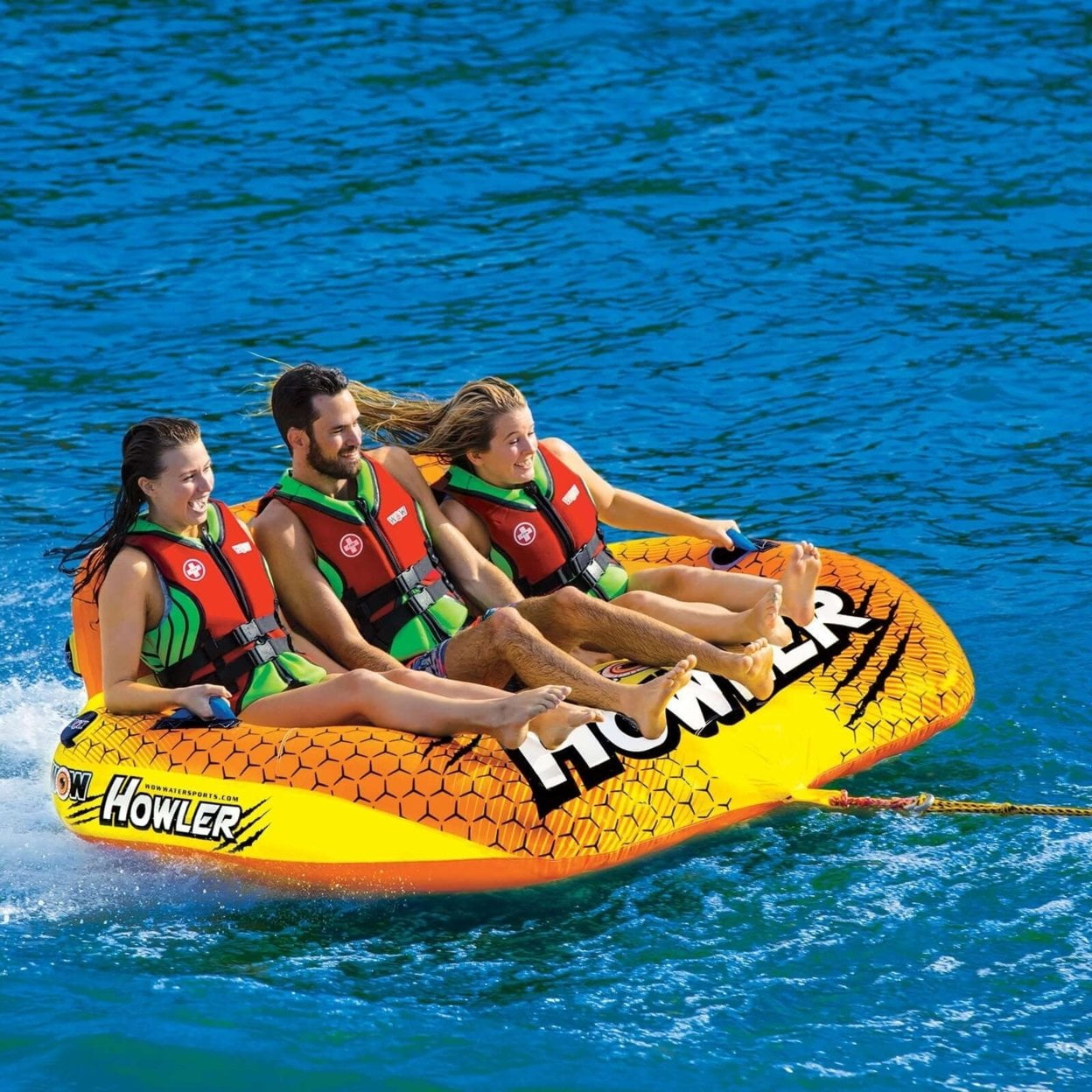 WOW World of Watersports Howler 3 person Towable (20-1050), Ages 12+