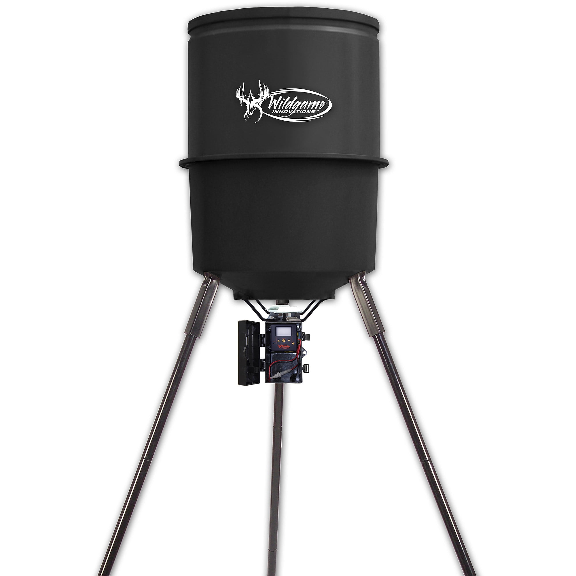Wildgame Innovations Sports & Outdoors Automatic Quick Set Spin-Cast Wildlife Feeder, 30 Gallon