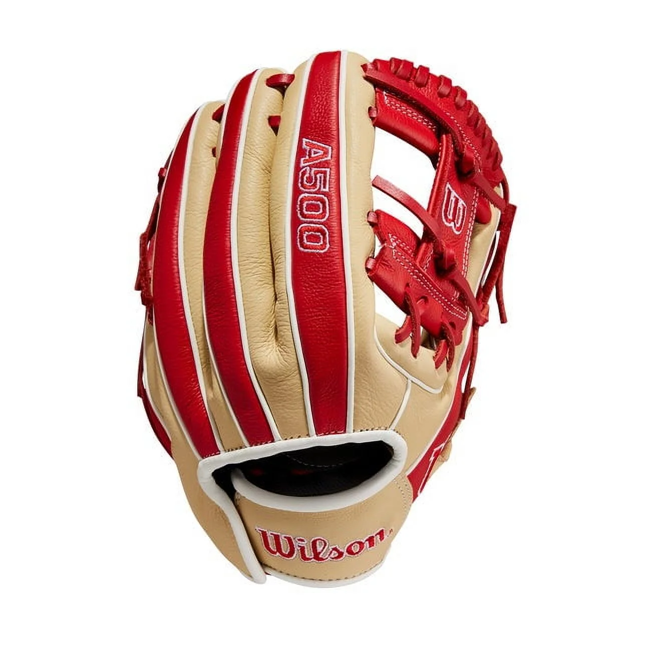 Wilson Youth A500 11" Baseball Glove (Wbw10089911) H Web Blonde/Red 11 Right Hand
