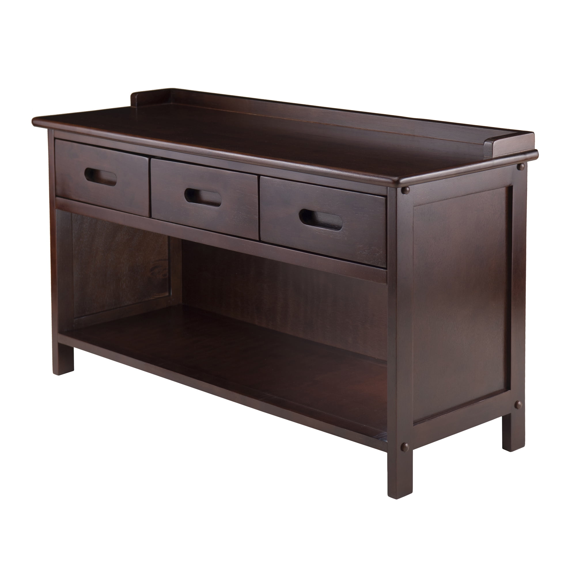 Winsome Adriana Storage Hall Bench, Walnut Finish