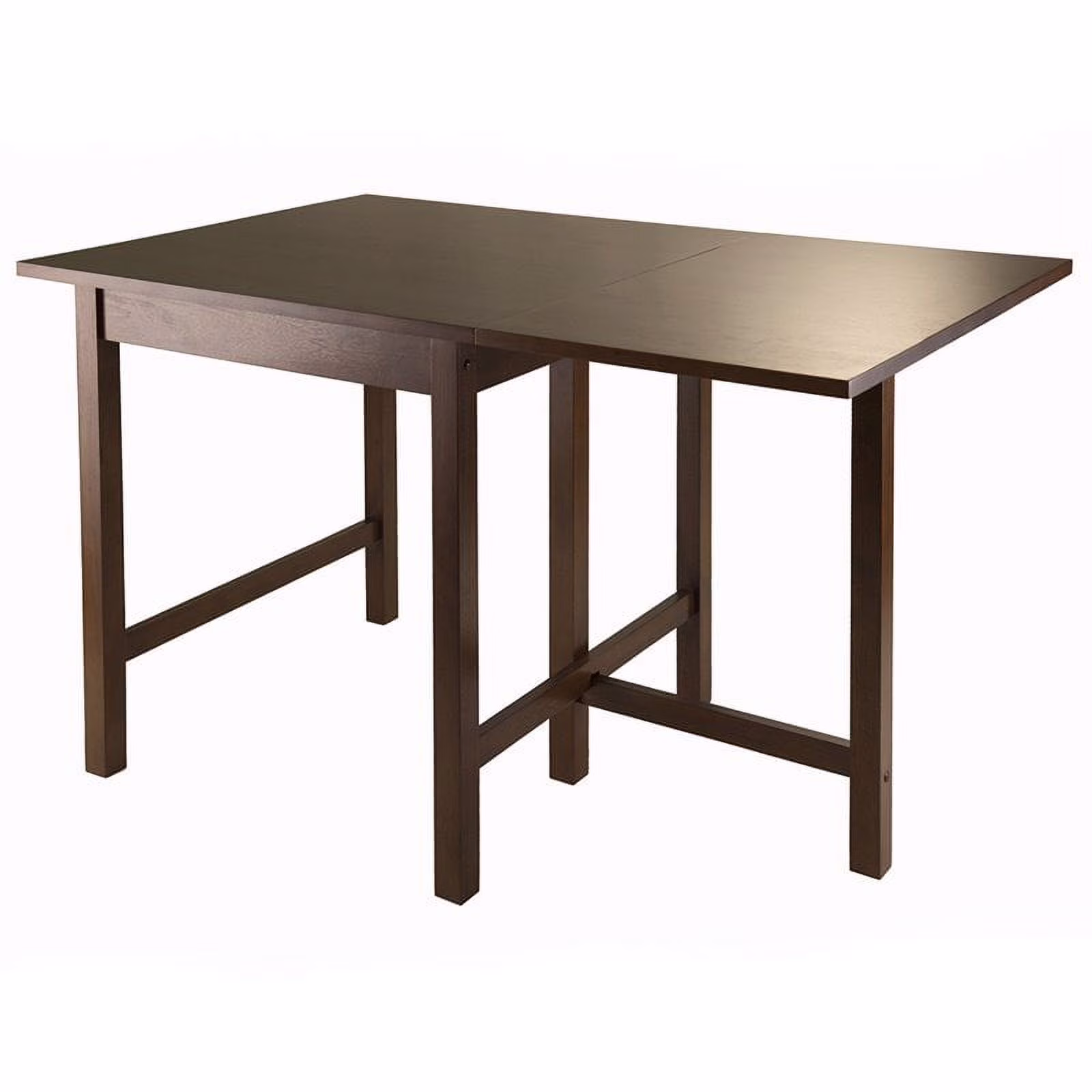 Winsome Wood Lynden Drop-Leaf Dining Table, Walnut Finish