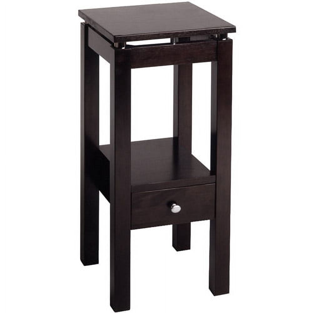Winsome Wood Linea Phone Stand, Accent Table, Espresso Finish