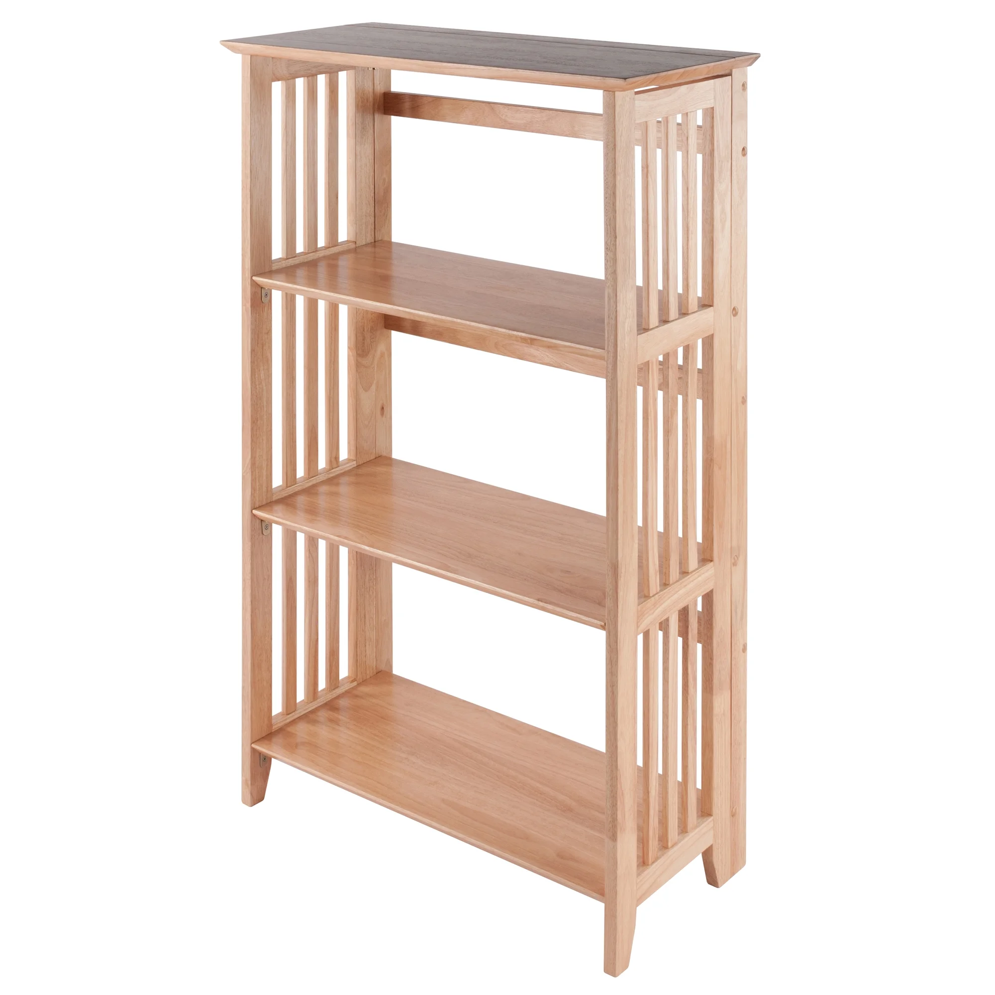 Winsome Mission 3-Section Foldable Shelf, Natural Finish