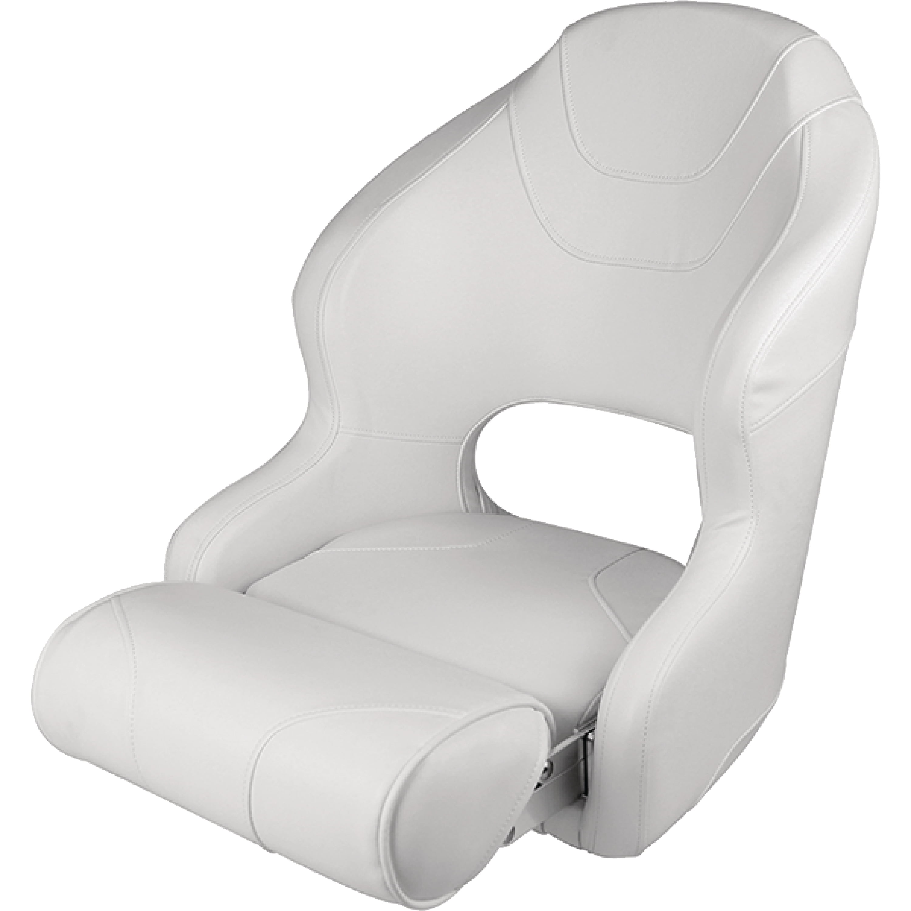 Wise 3315-784 Baja Bucket Seat with Flip Up Bolster, White