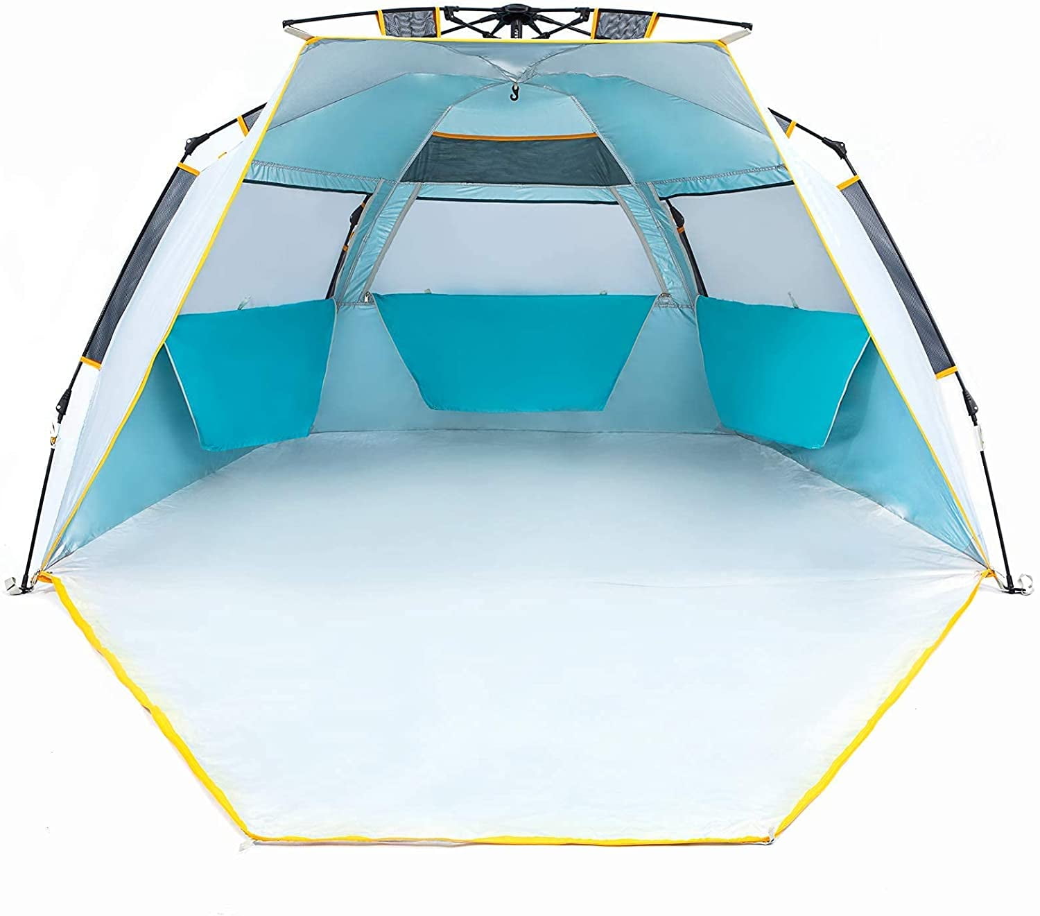 Wolfwise Easy Setup 84.60" x 49.20" Beach Tent, Blue