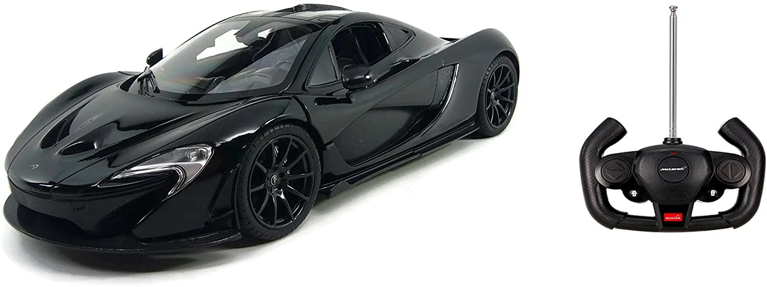Wonder Wheels 1:14 RC - McLaren P1 Sports Car With Lights and Open Doors - Black