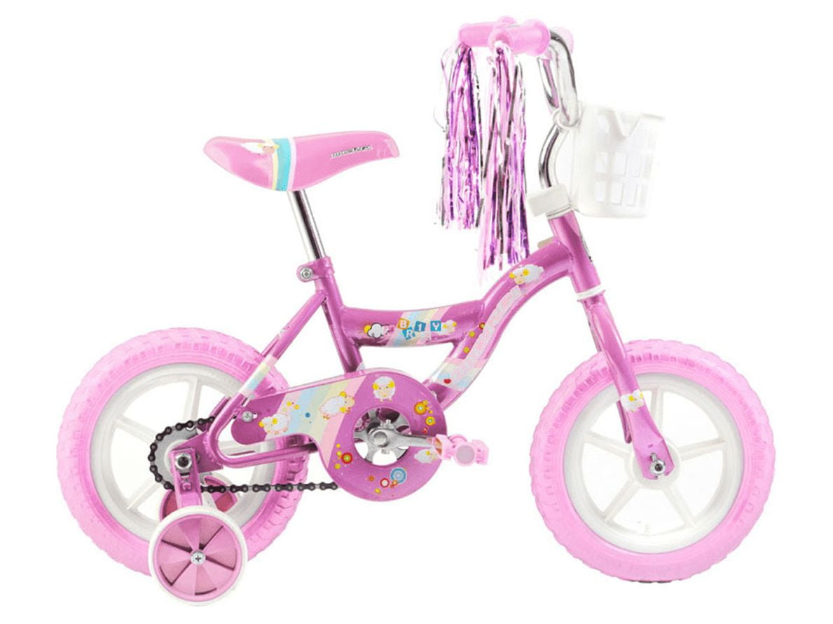 Wonderplay 12 inch Bike for 2-4 Years Old Kids, EVA Tires and Training Wheels, Great for Beginners