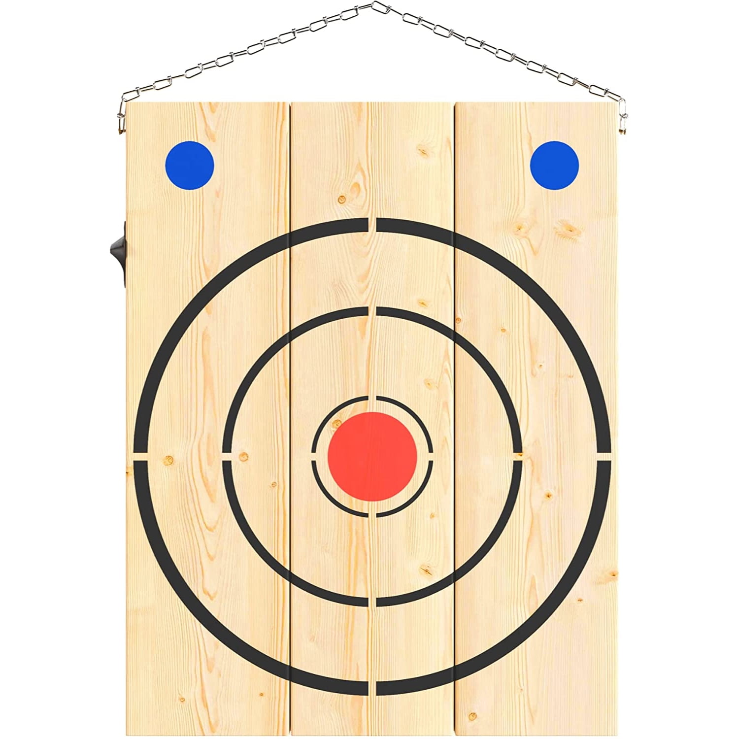 Crown Display Wooden Target Plate With Bottle Opener Axe Board