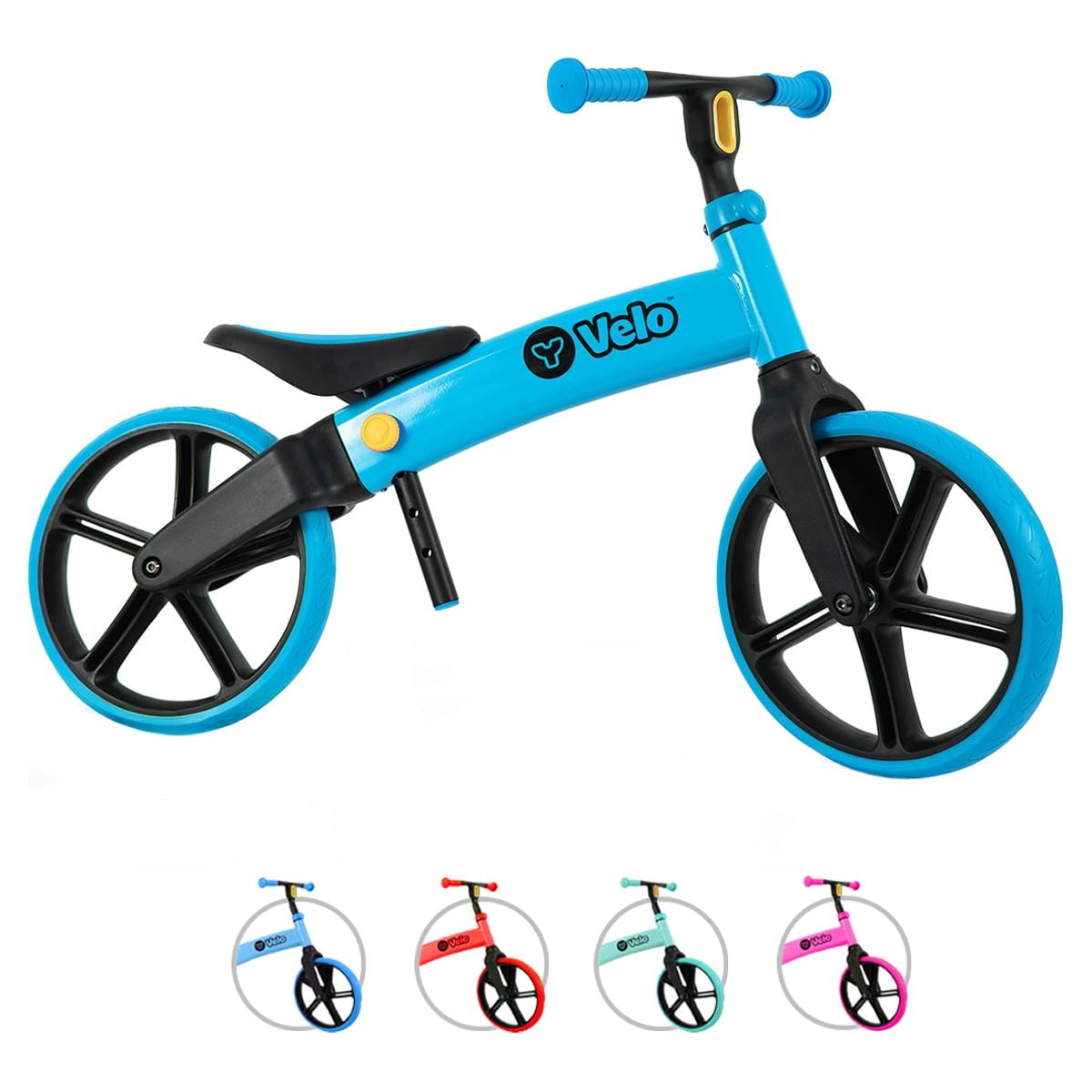 Yvolution Y Velo Balance Bike |12" No-Pedal Ages 3,4,5 Years (Blue) Unisex
