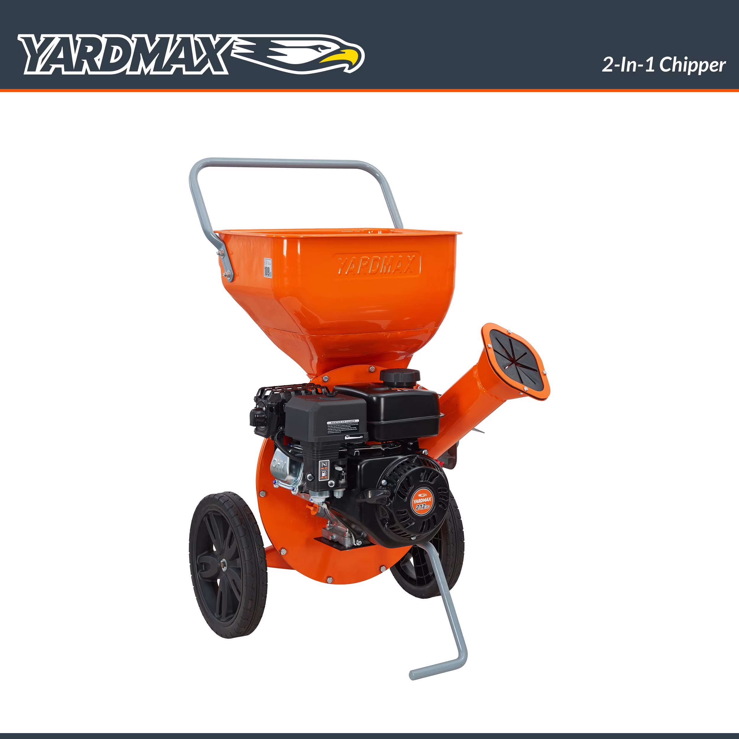 YARDMAX YW6065 2-In-1 Chipper