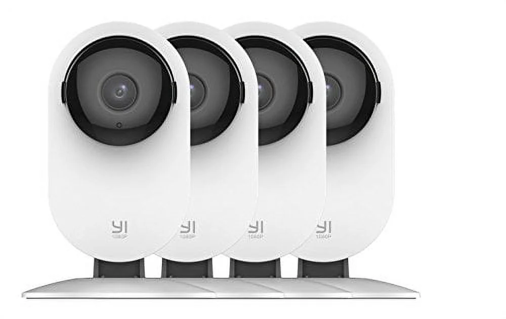 YI HD Network Camera, Color, 4 Pack