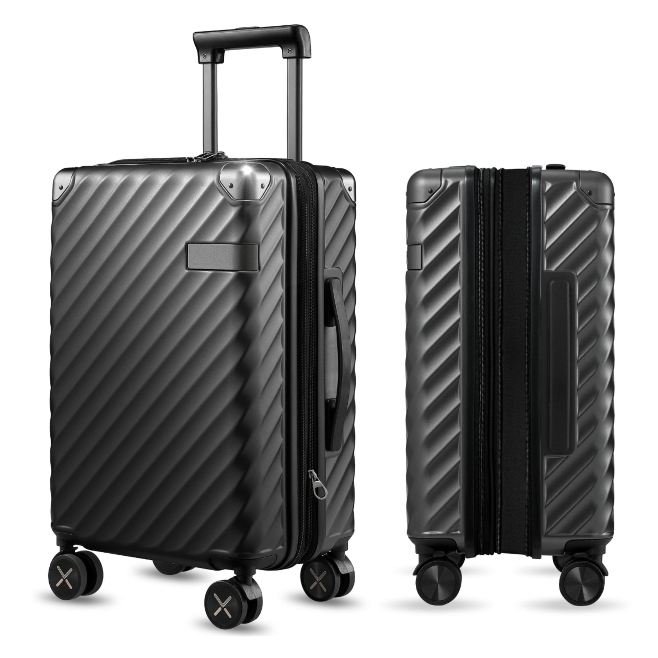 YOETEY Carry on Luggage, PC Hardside Expandable Lightweight Suitcase with TSA Lock for Adult 20 inch