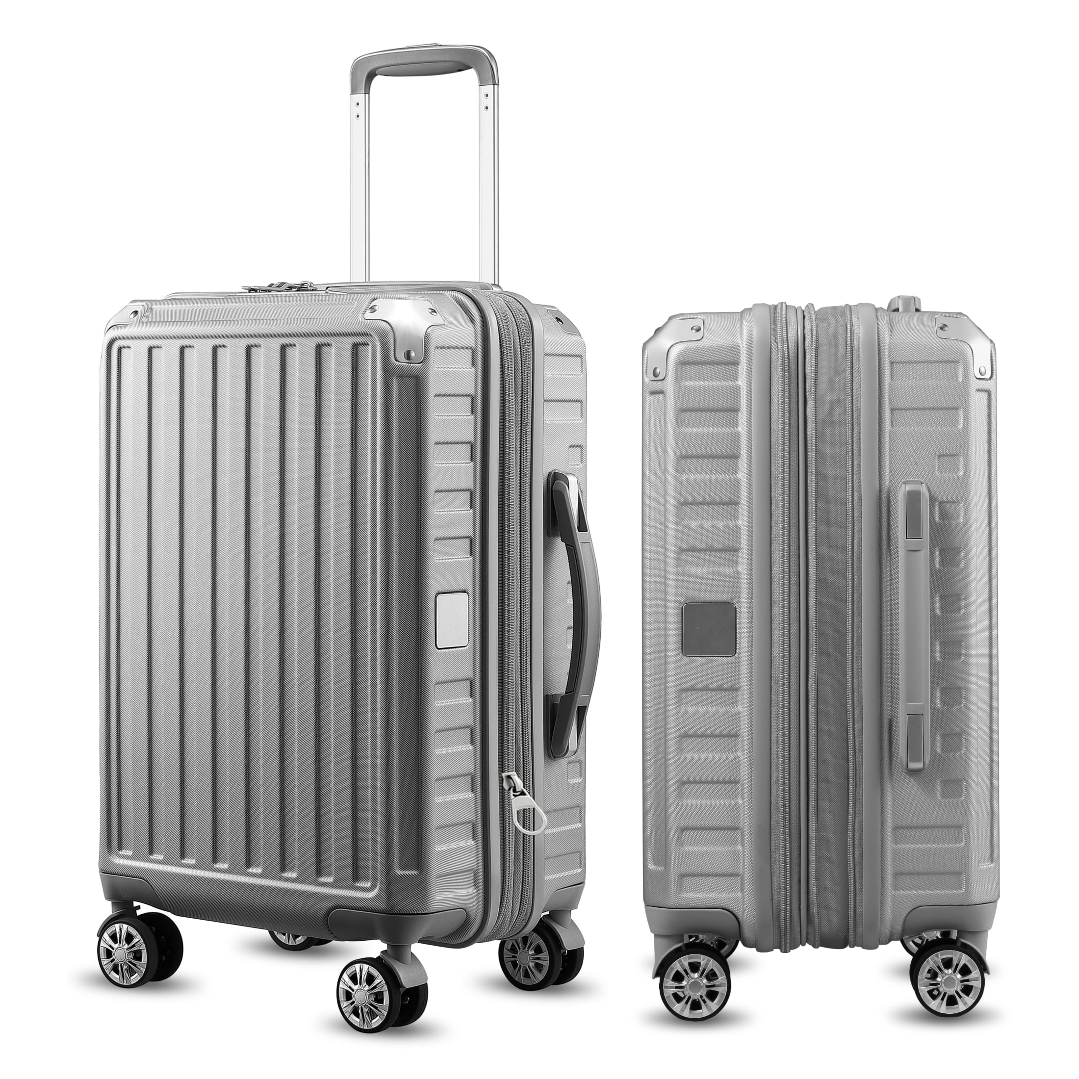 YOETEY Carry on Luggage, Hardside PC Expandable Suitcase 22x14x19 with Wheels for Adult 20 inch