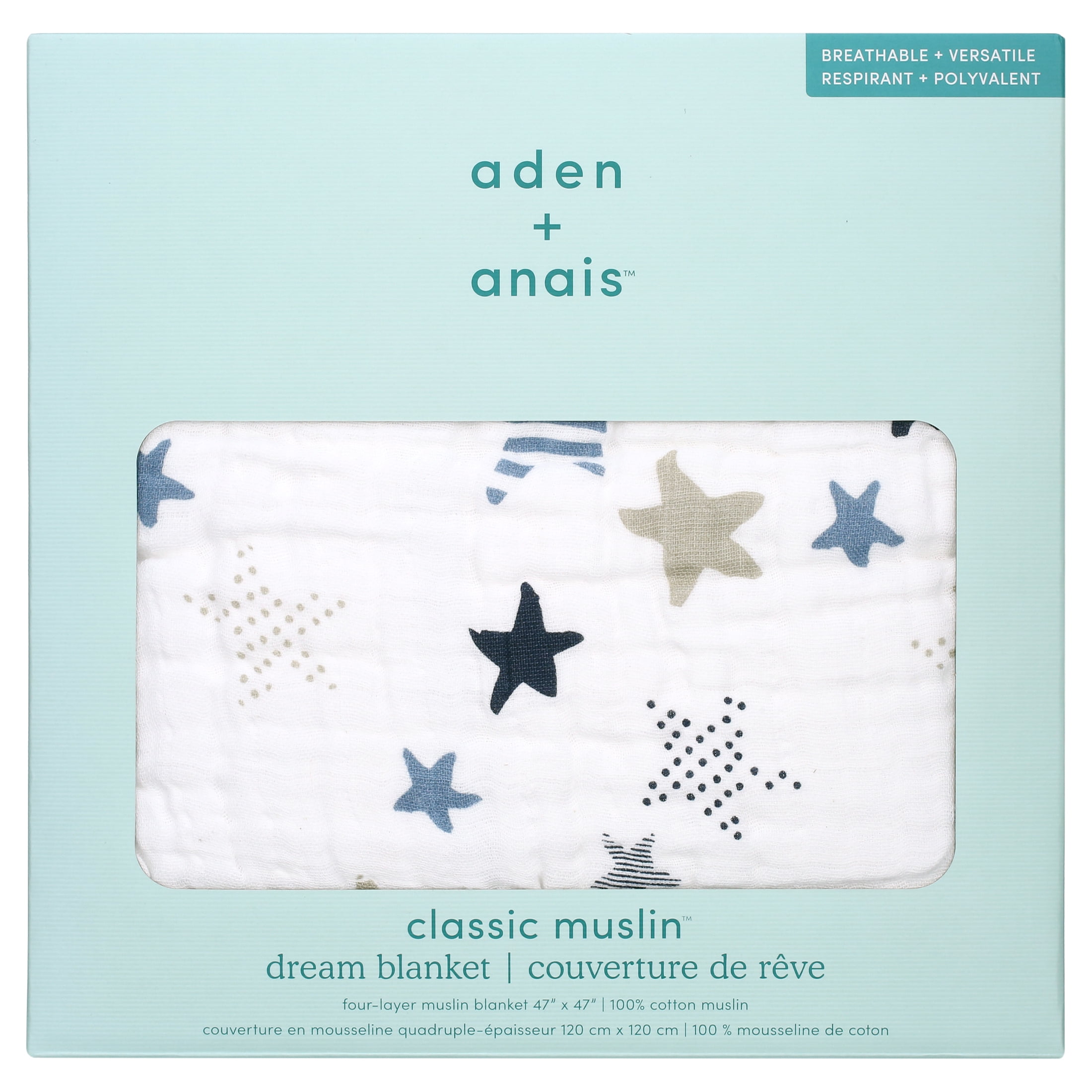 aden + anais classic dream blanket rock star