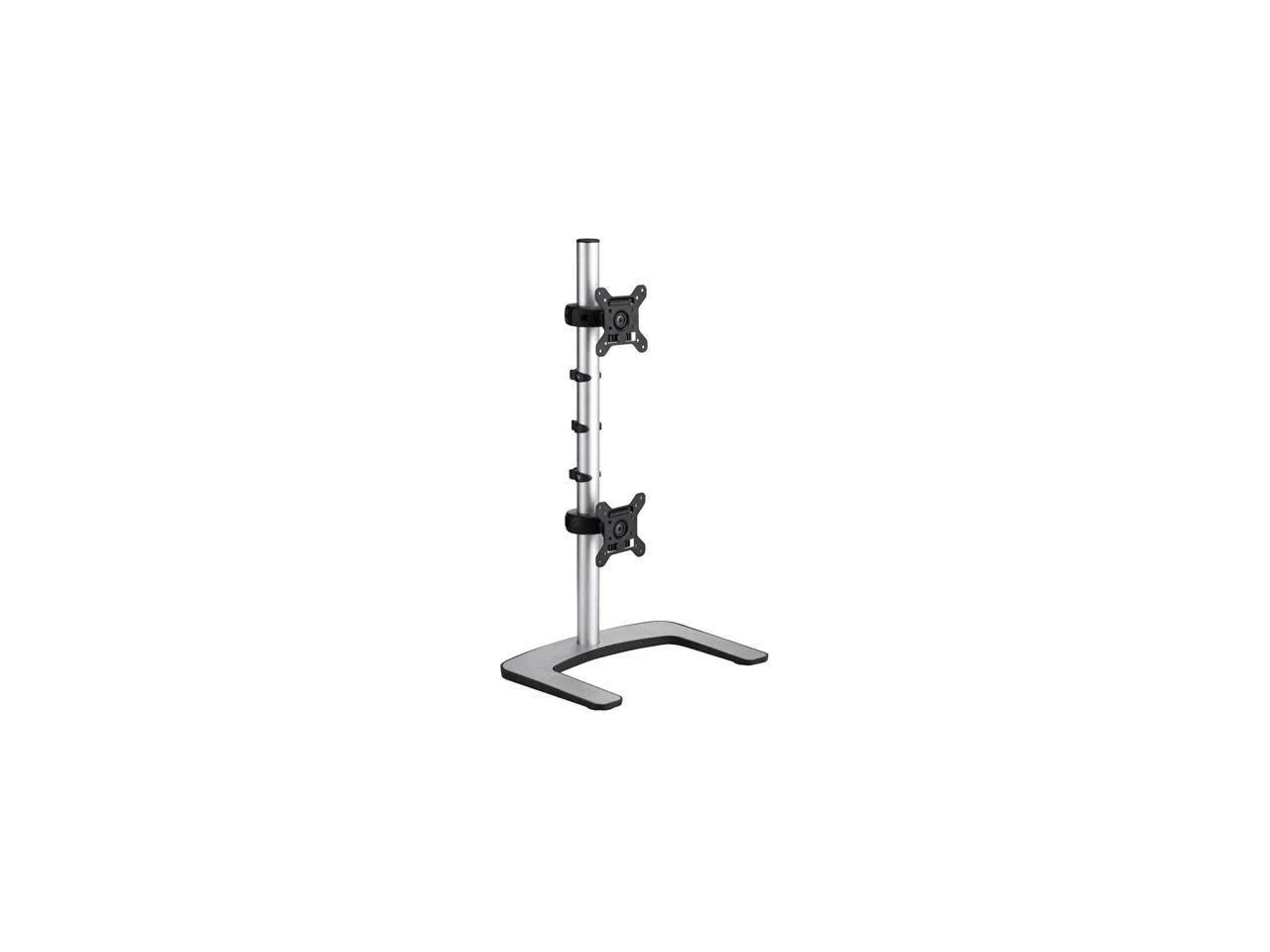 Atdec Visidec VFS-DV Freestanding LED/LCD Vertical Dual Monitor Stand