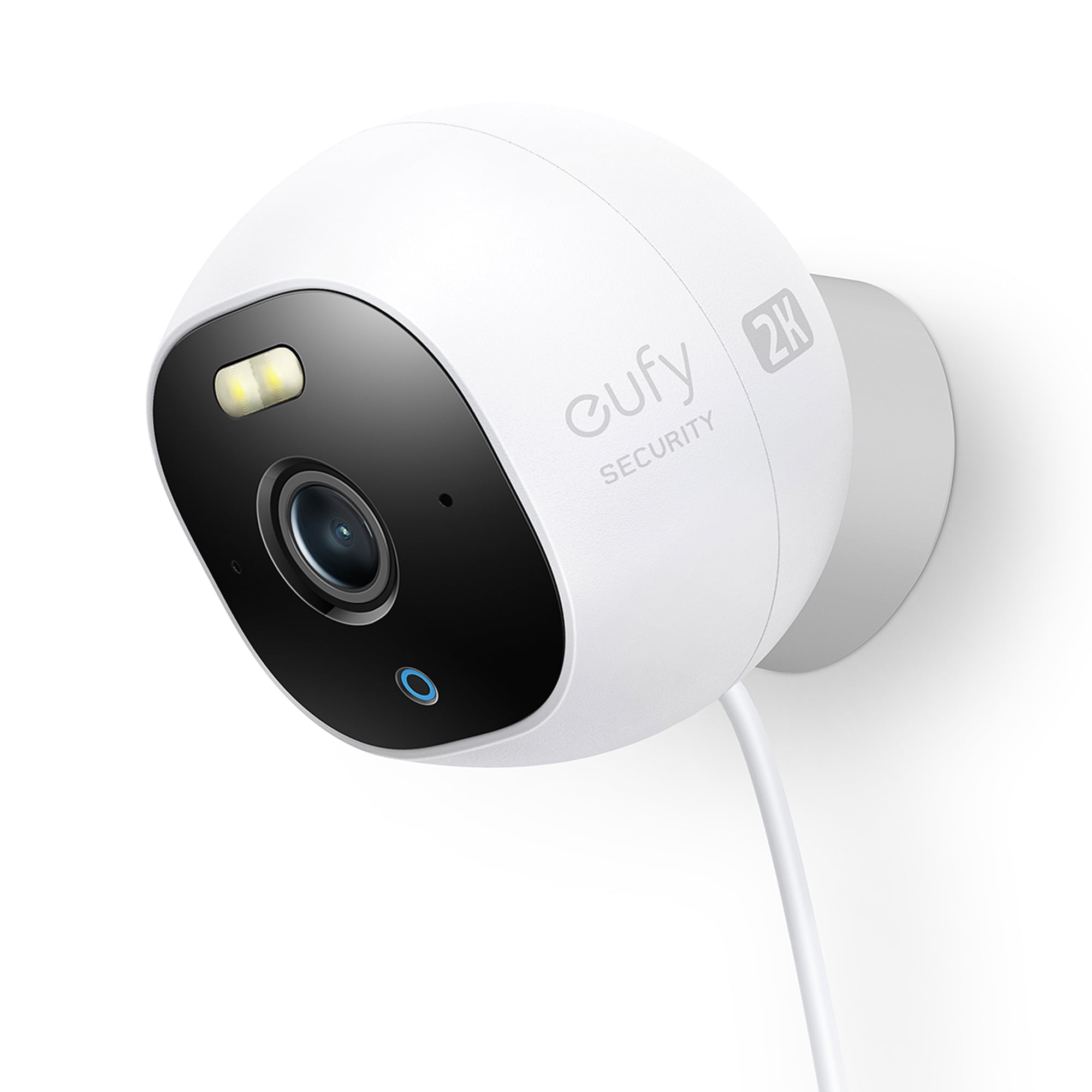 eufy Wired Outdoor 2K Surveillance Camera with Spotlight, No Subscriptions, 2.4 GHz Wi-Fi