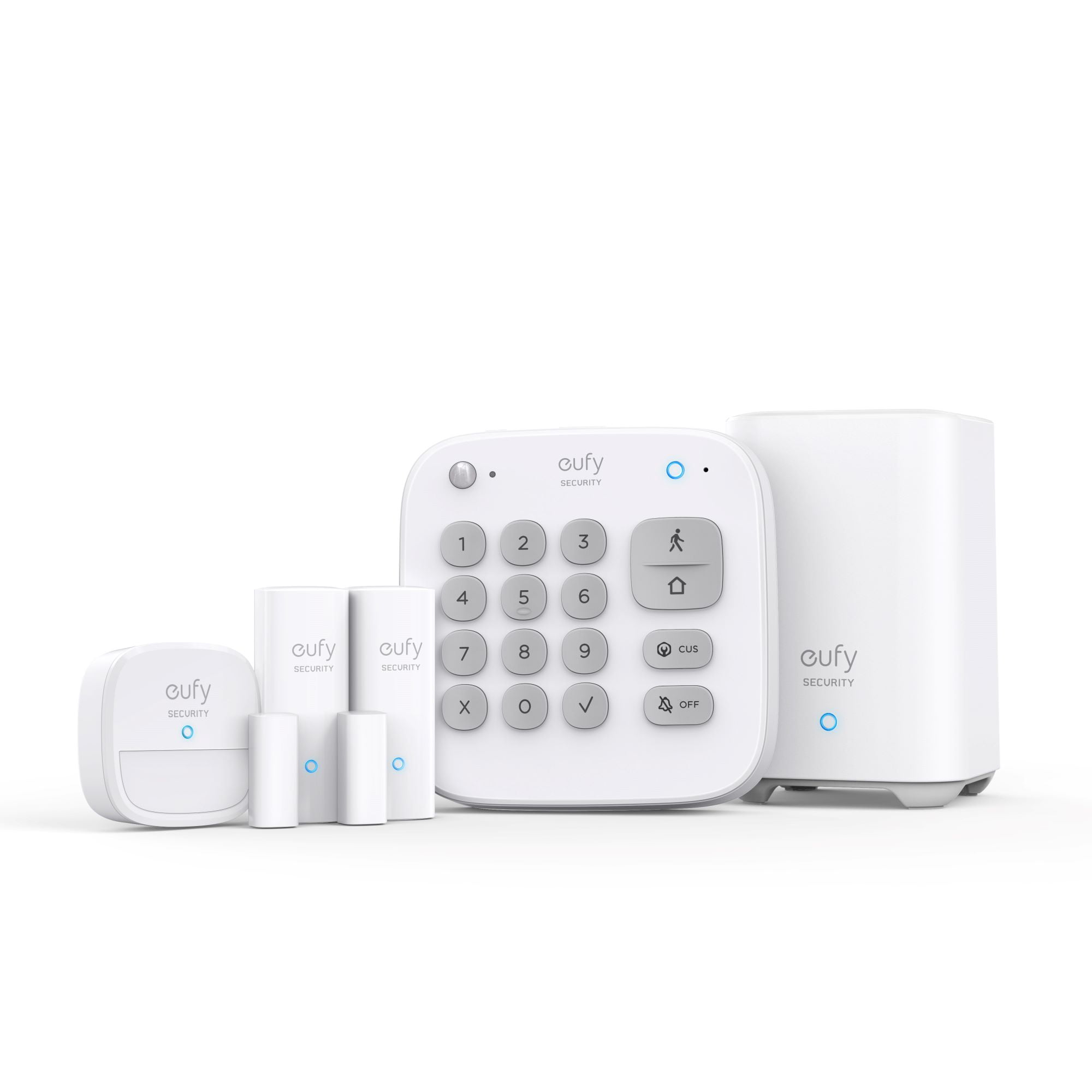 eufy 5-Piece Home Security Kit with Homebase 2, Keypad, Motion Sensor, Entry Sensors