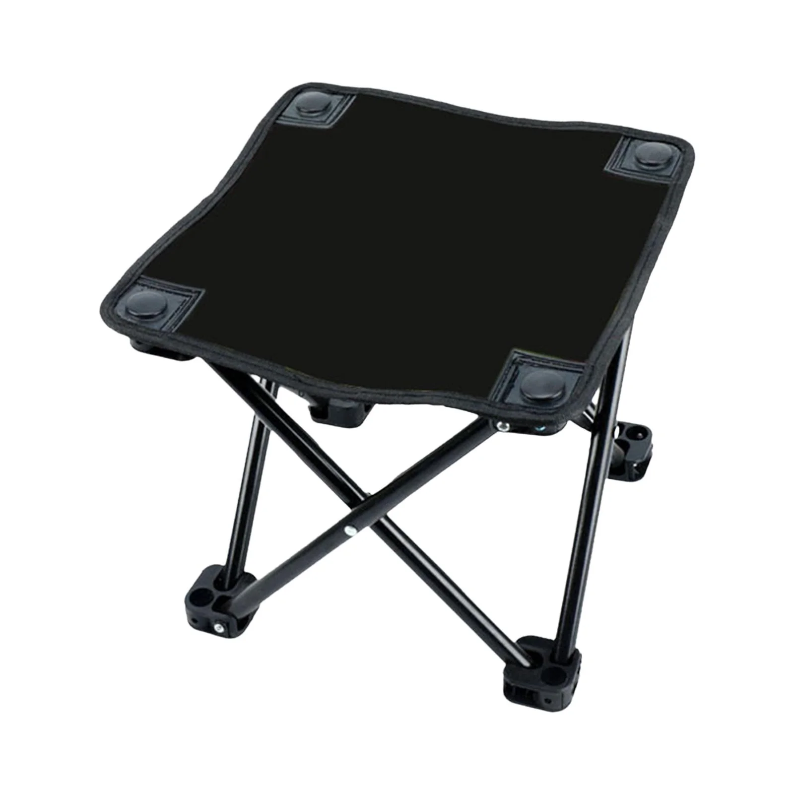figatia Camping Folding Stool, Saddle Chair Footrest under Desk Footstool Foldable Footstool Collapsible Stool for Park BBQ Traveling