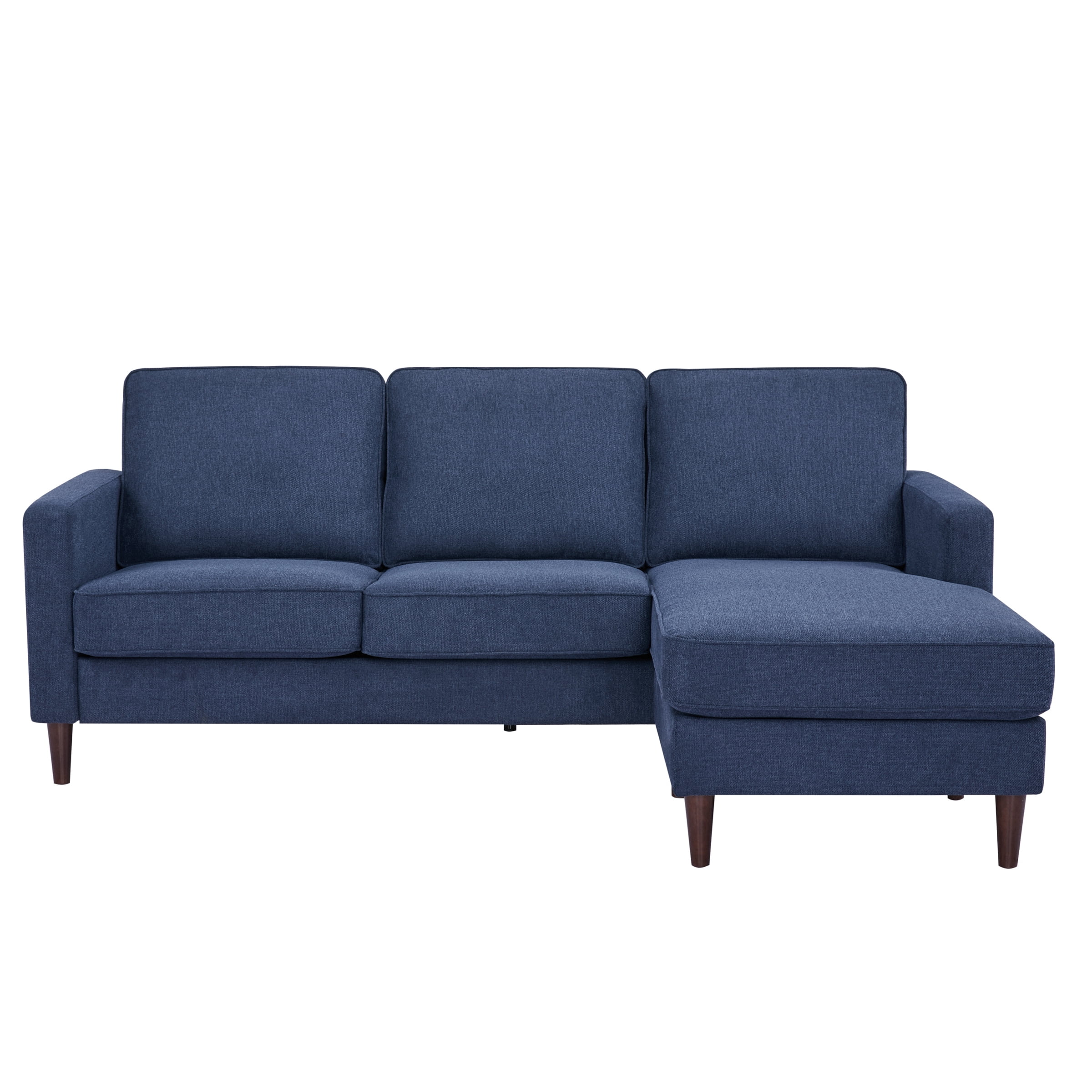 A&D Home Rachel Sectional Sofa, Navy Blue