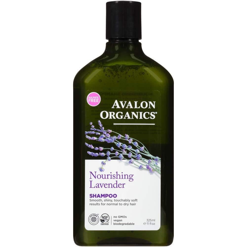 Avalon Organics Shampoo, Nourishing Lavender 11 oz (Pack of 6)