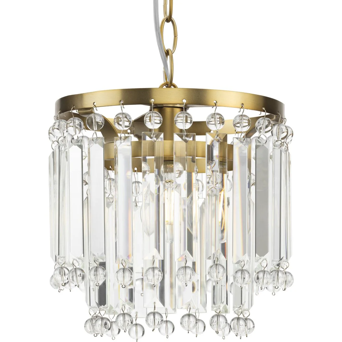 Avec Cerise Collection Luxe Brushed Gold Pendant Light