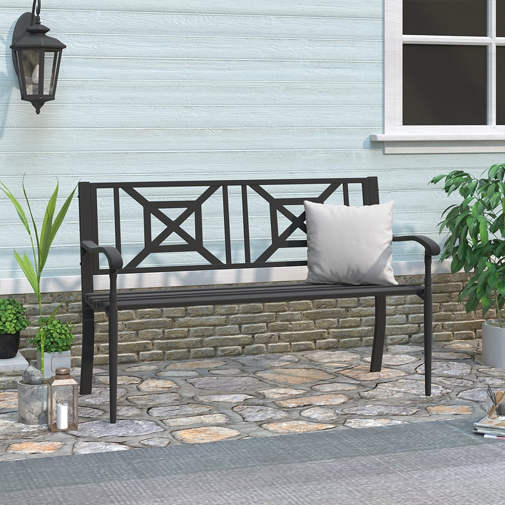 Abble Steel Garden Bench
