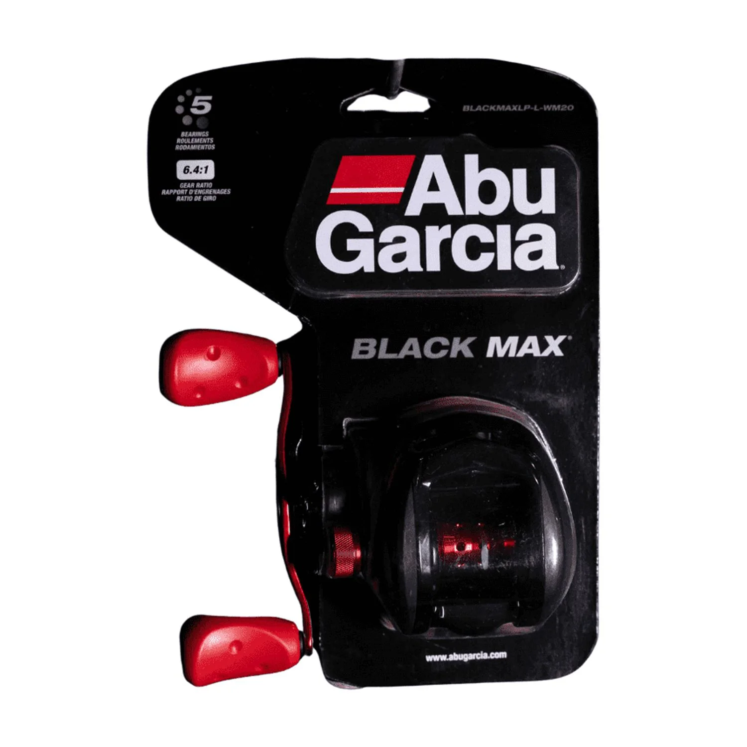 Abu Garcia Black Max Baitcast Reel, Right Hand Fishing Reel
