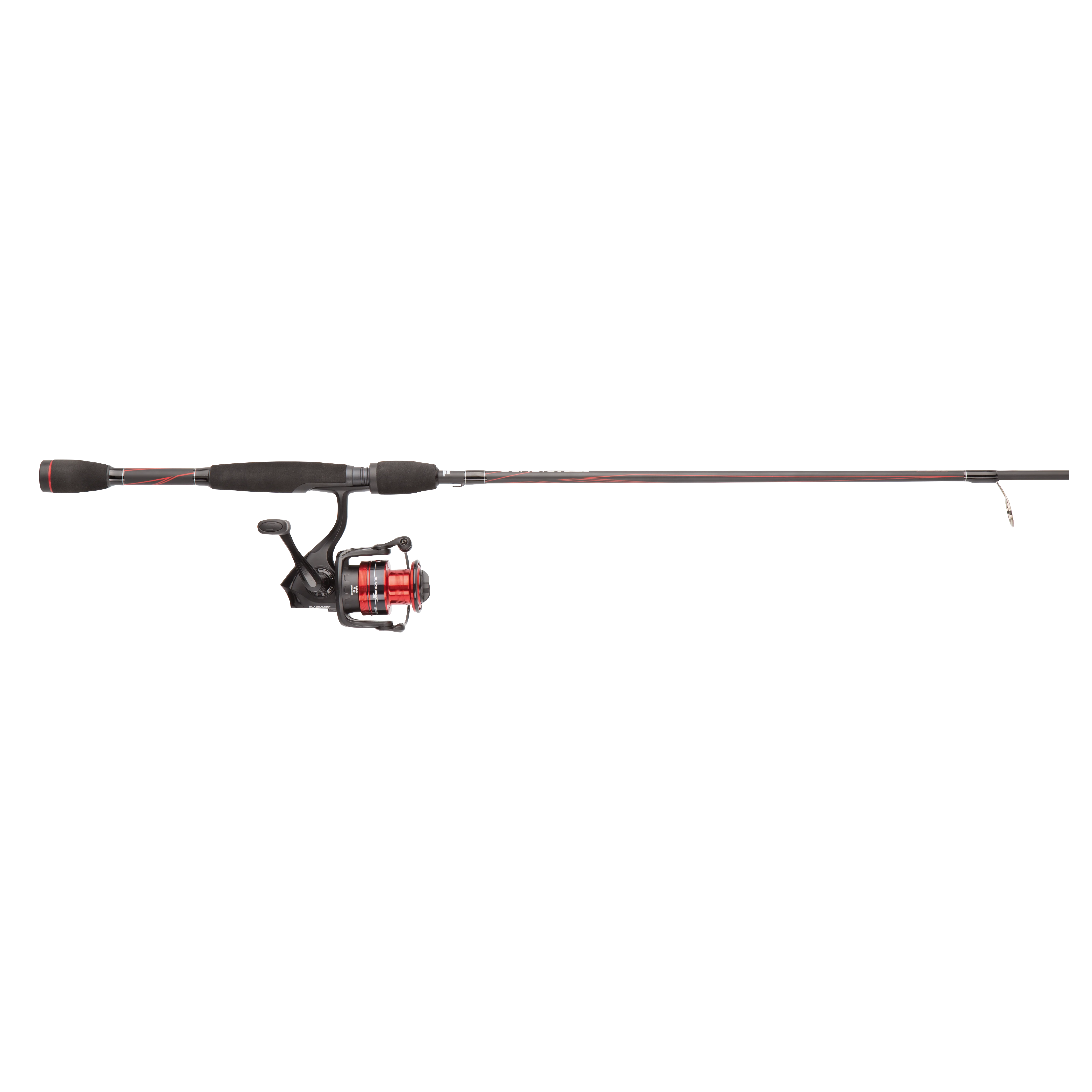 Abu Garcia Black Max Spinning Combo, 6'6" Medium Fishing Rod, 30 Size Reel