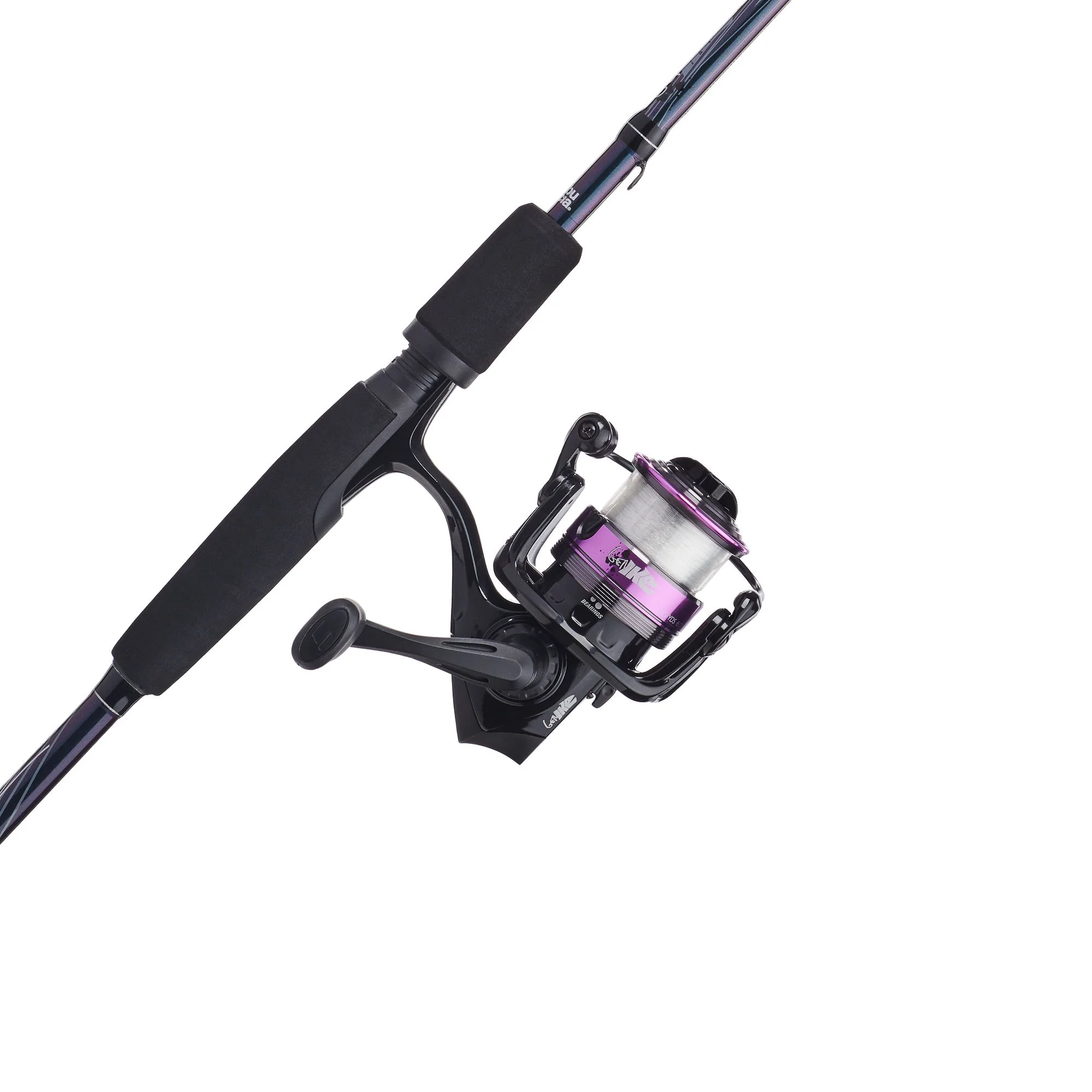 Abu Garcia Gen Ike Spinning Combo, 6'6" Medium Fishing Rod, 30 Size Reel